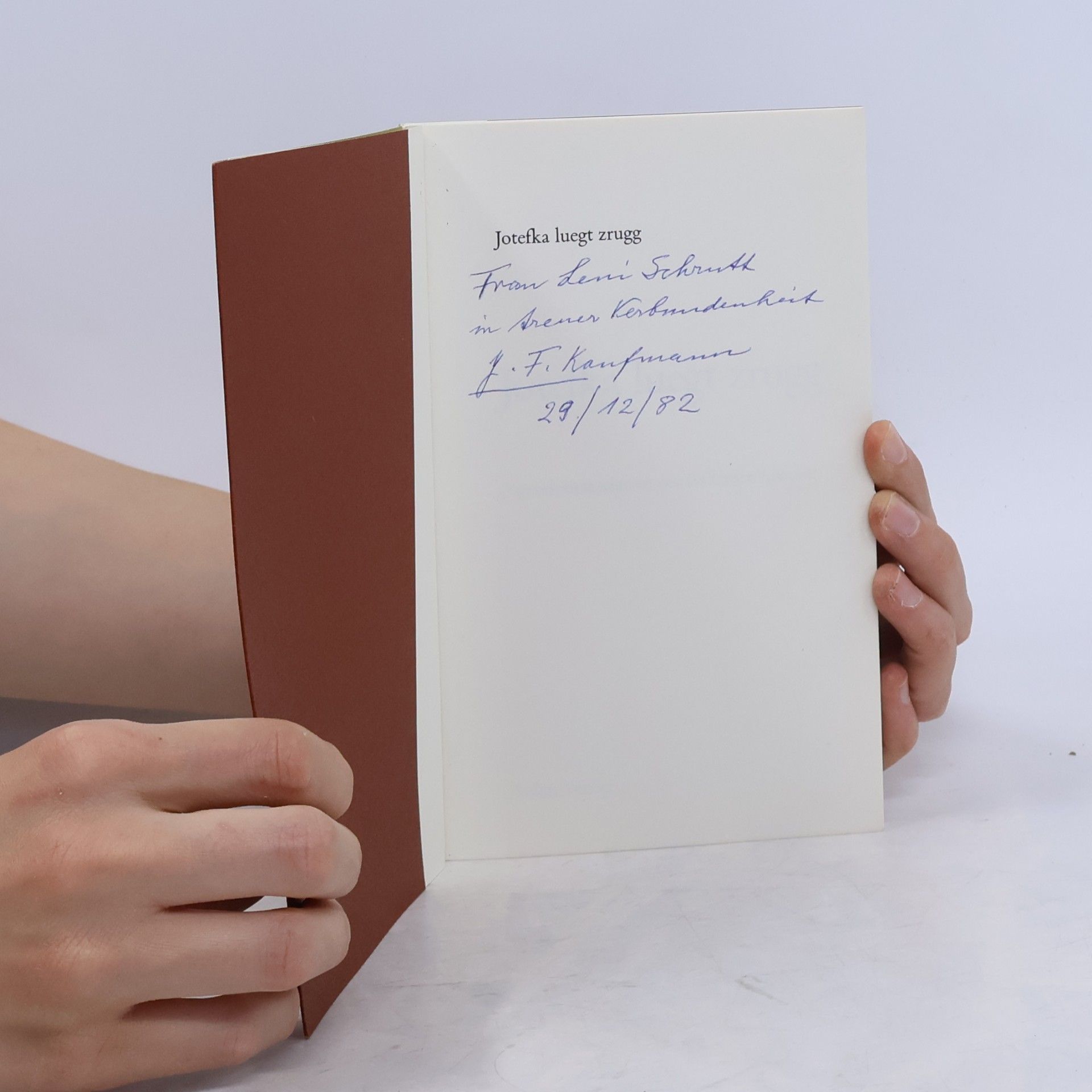 Heidi Ineichen-Lüscher Joseffa luegt zrugg