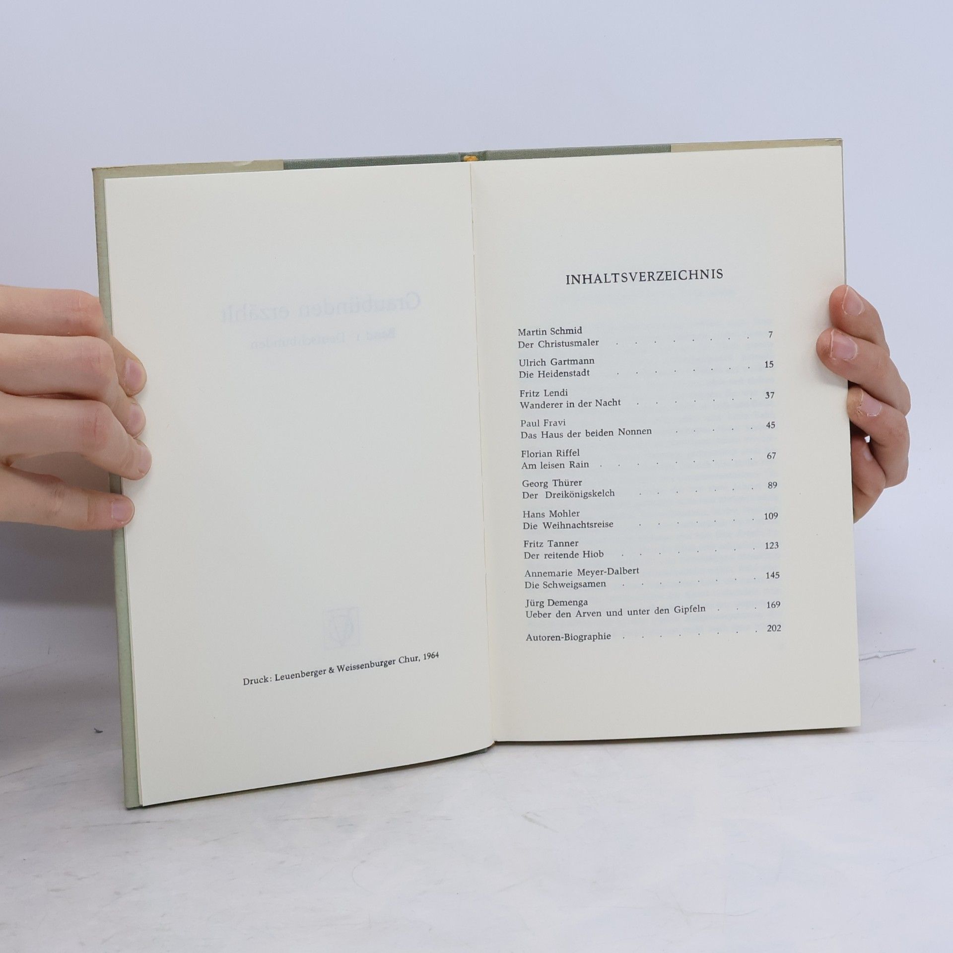 Autorenkollektiv Graubünden erzählt I