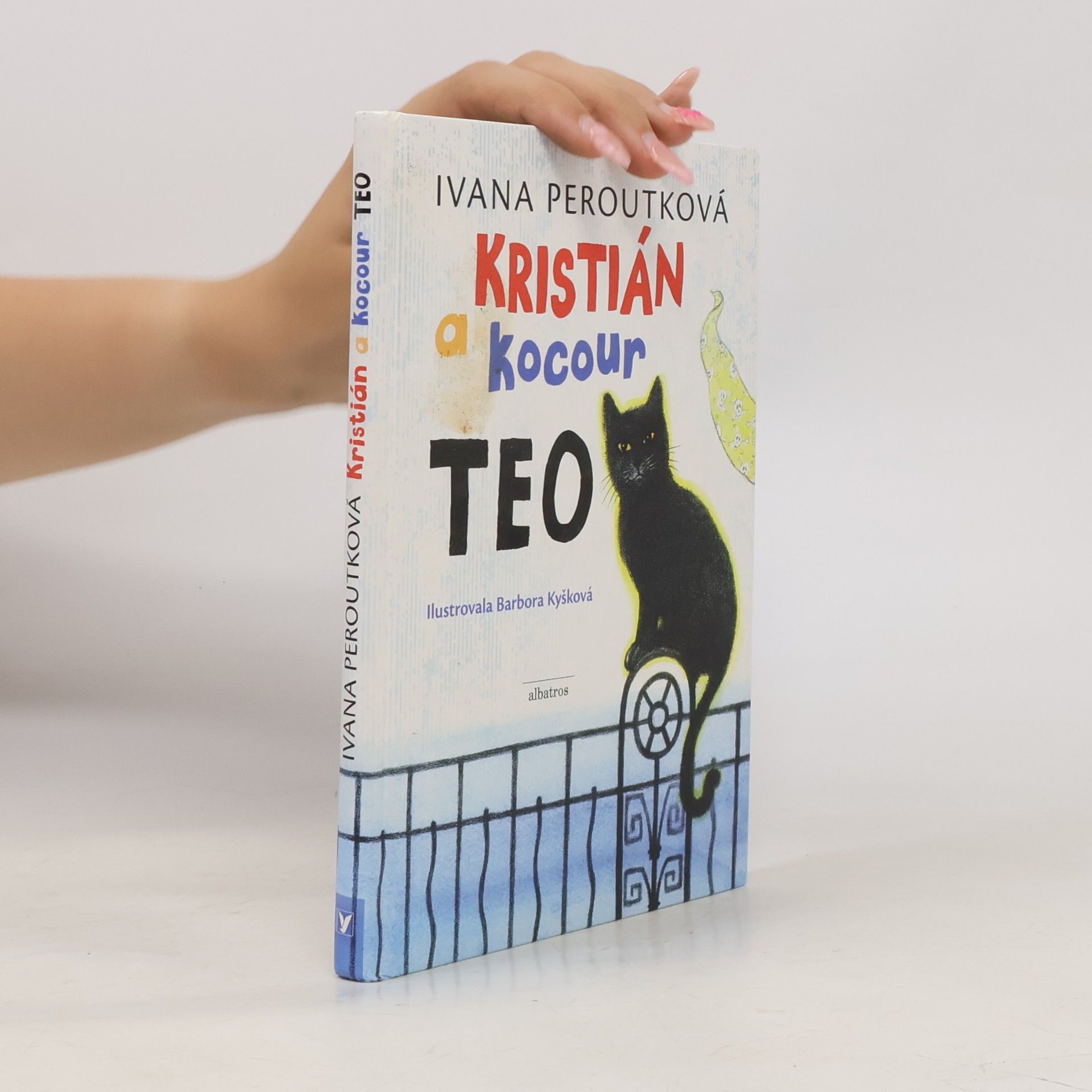 Peroutková Ivana Kristián a kocour Teo