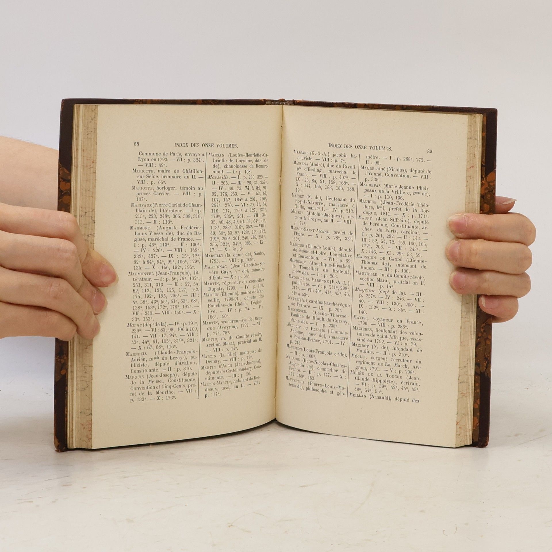 Hipppolyte Taine Les Origines de la France contemporaine – Index général des onze volumes