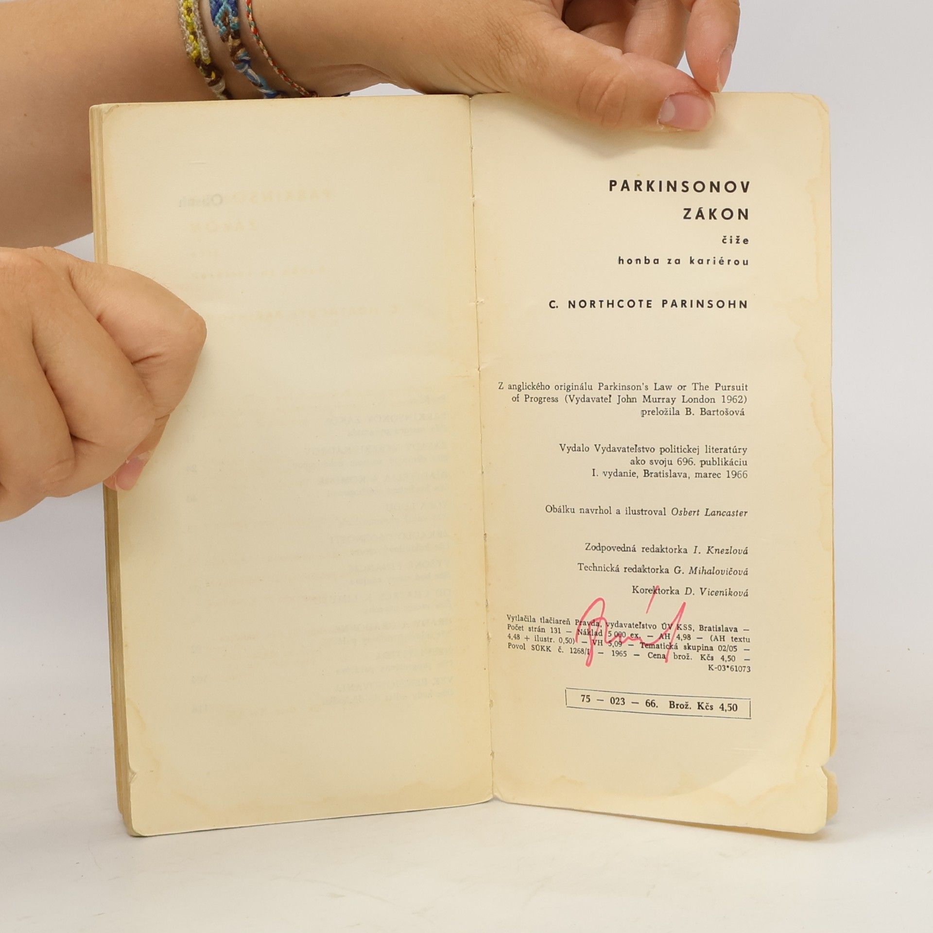 C. Northcote Parkinson Parkinsonov zákon čiže honba za kariérou
