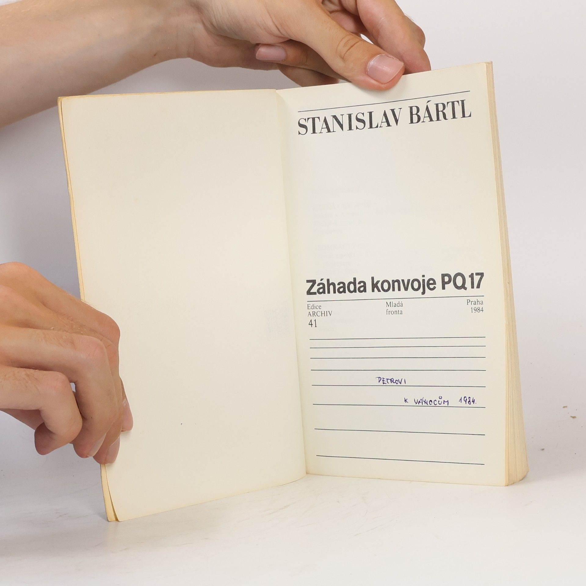 Stanislav Bártl Záhada konvoje PQ 17