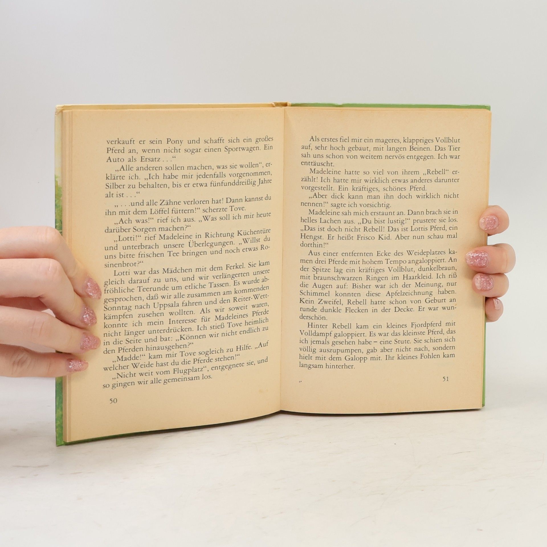 Lisbeth Pahnke Britta als Pferdebursche