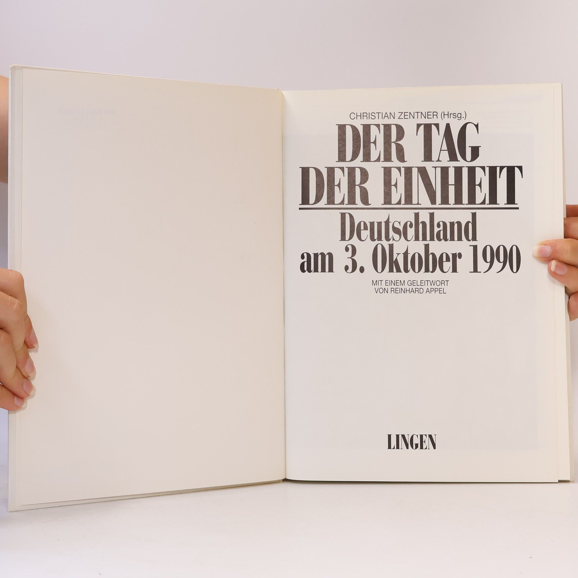 Christian Zentner Der Tag der Einheit : Deutschland am 3. Oktober 1990
