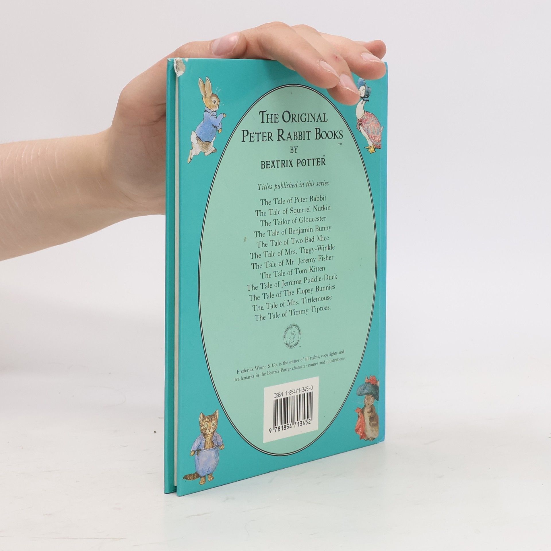 Beatrix Potter The Original Peter Rabbit Books: The Tale of Benjamin Bunny
