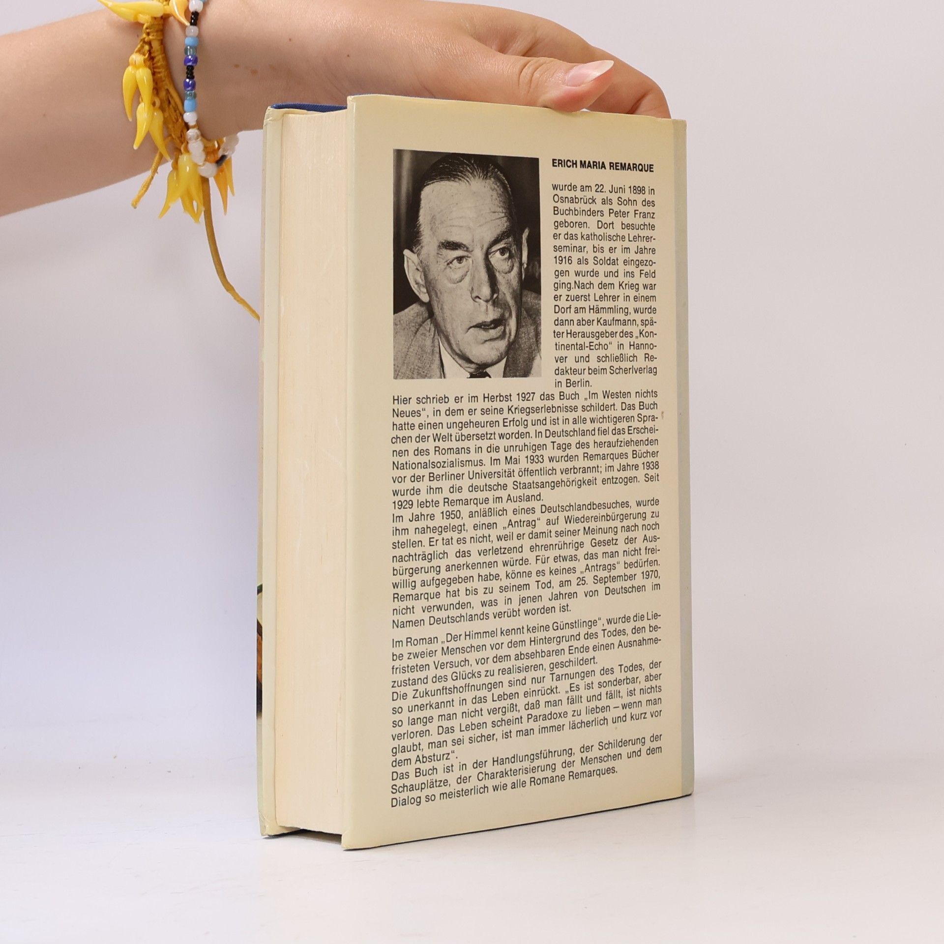 Erich Maria Remarque Der Himmel Kennt keine Günstlinge