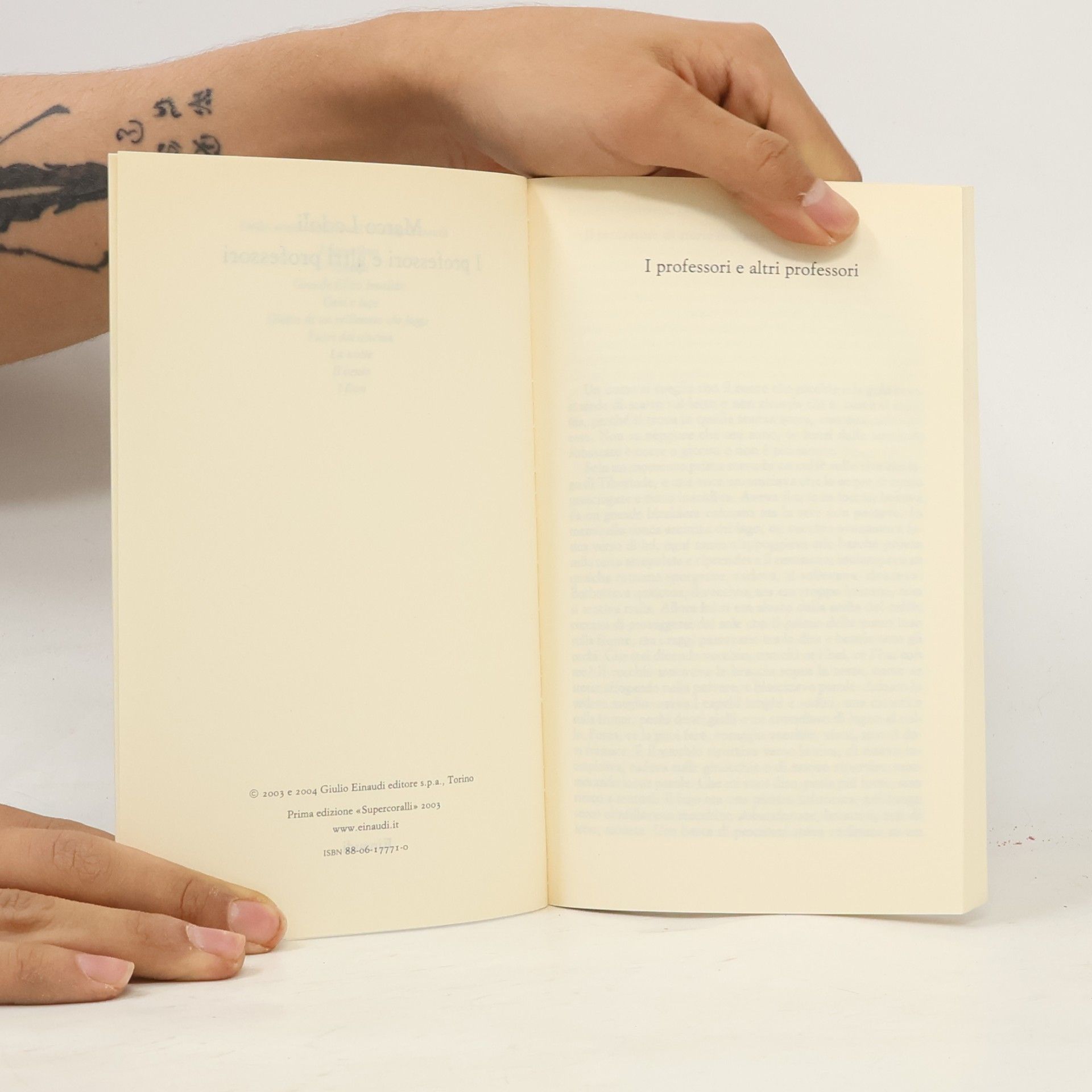 Marco Lodoli ET: I professori e altri professori
