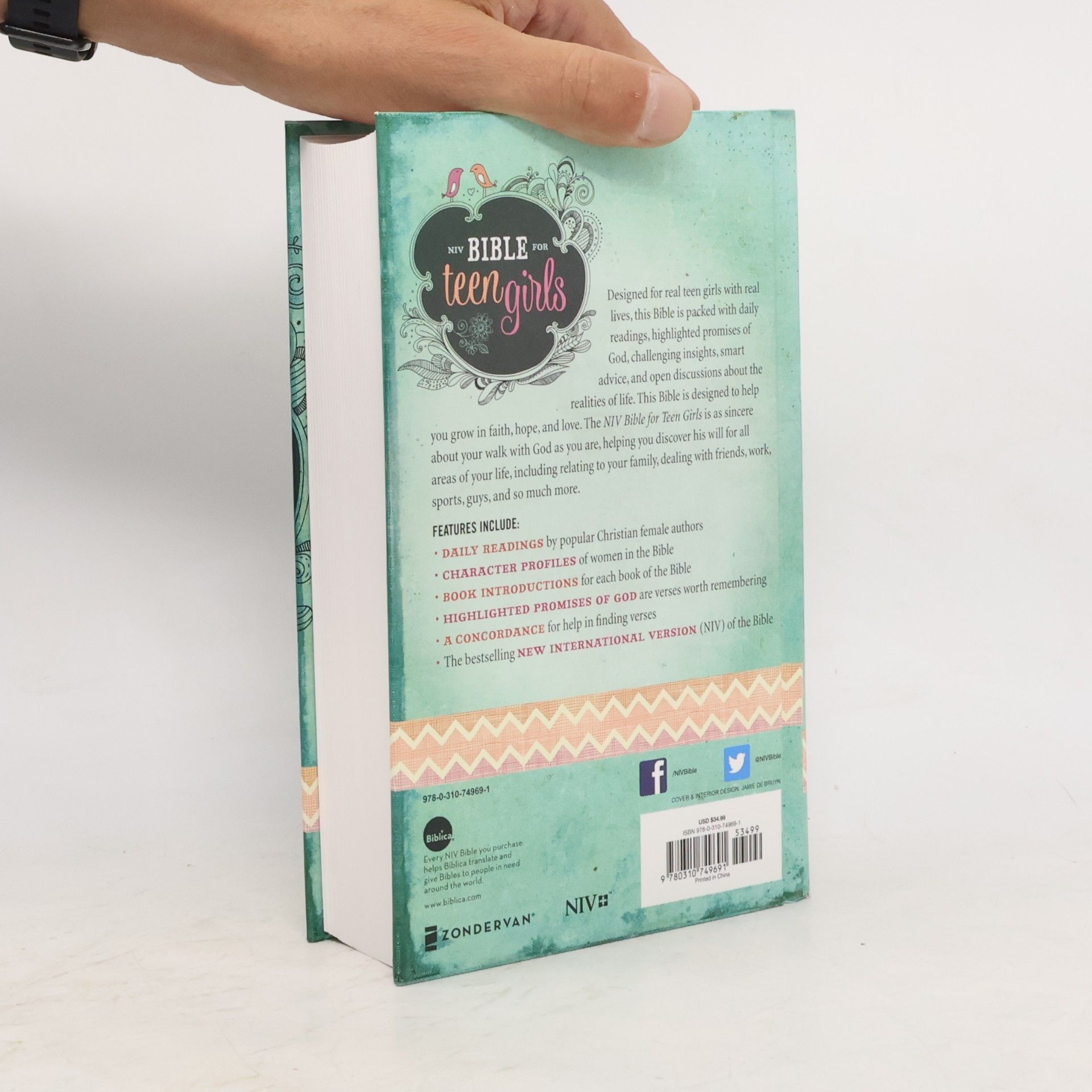 Bethany Hamilton NIV Bible for Teen Girls