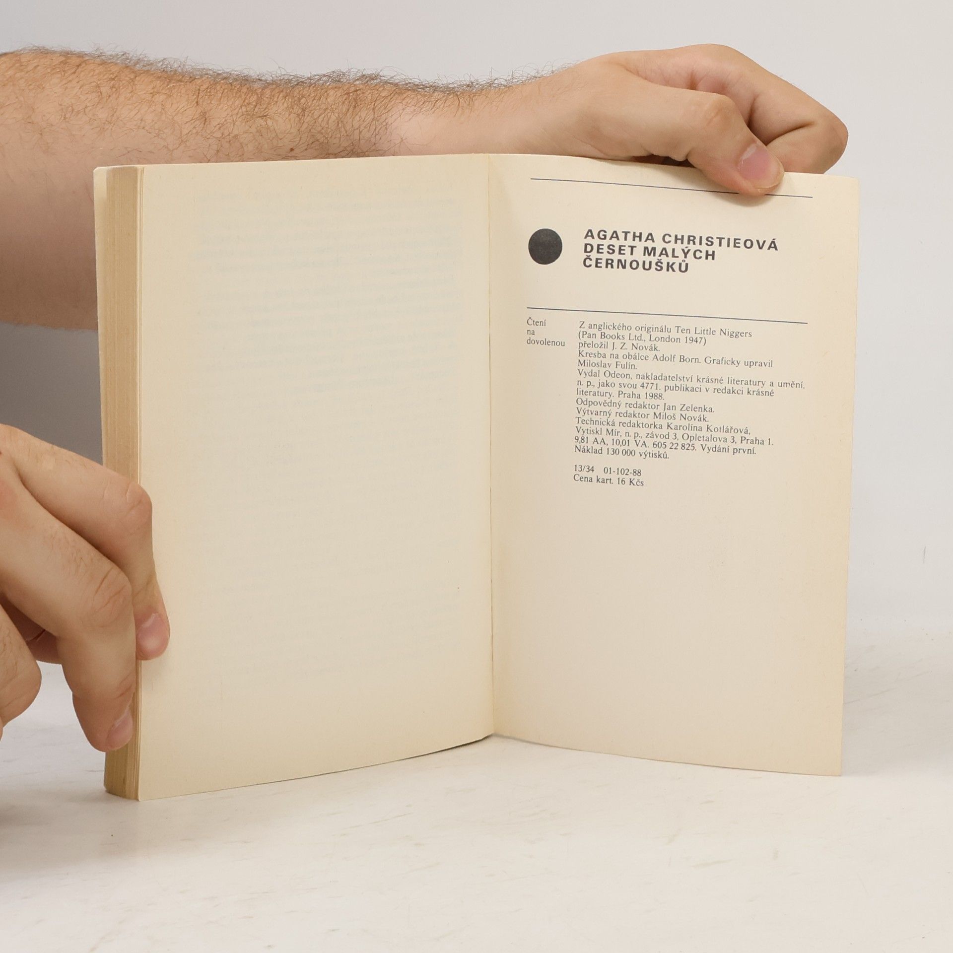 Agatha Christie Deset malých černoušků