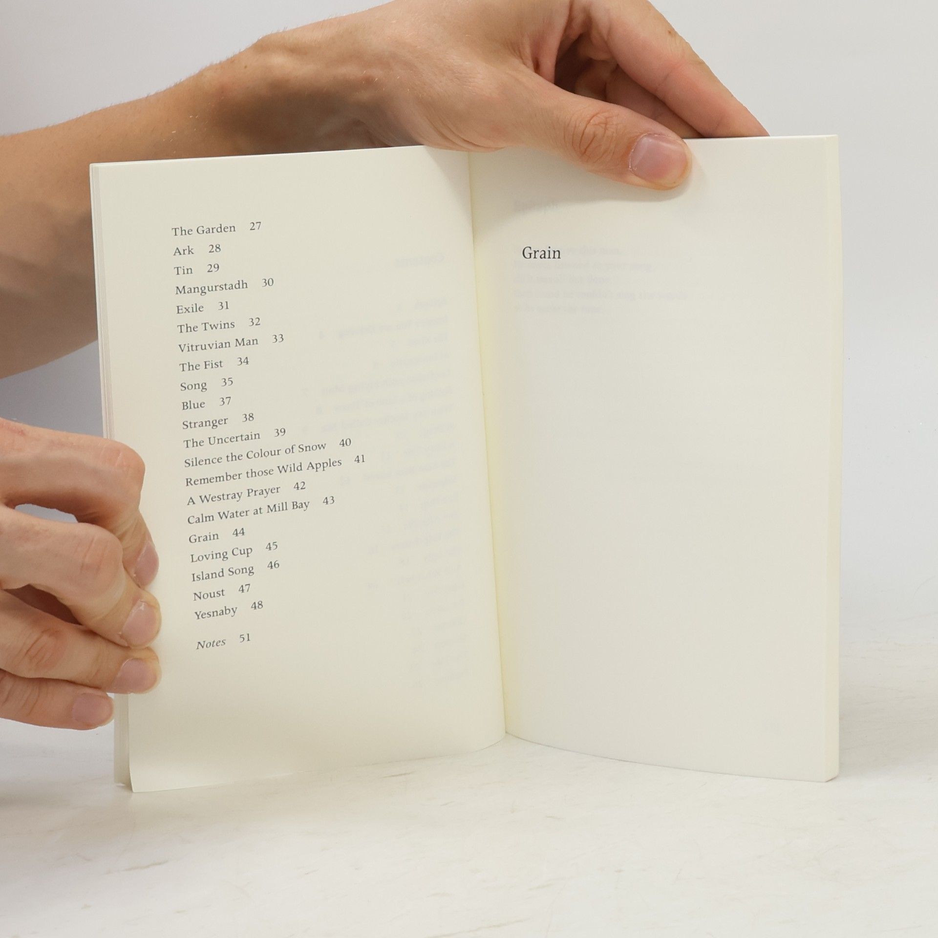 John Glenday Picador Poetry: Grain