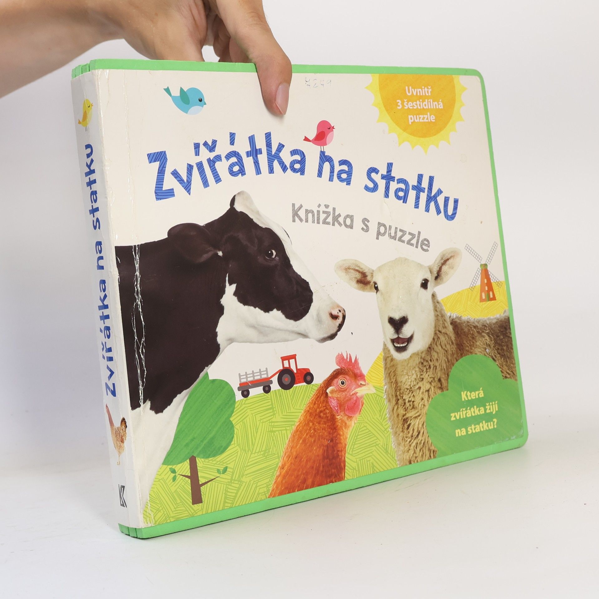 Kolektiv autorů Zvířátka na statku – knížka s puzzle