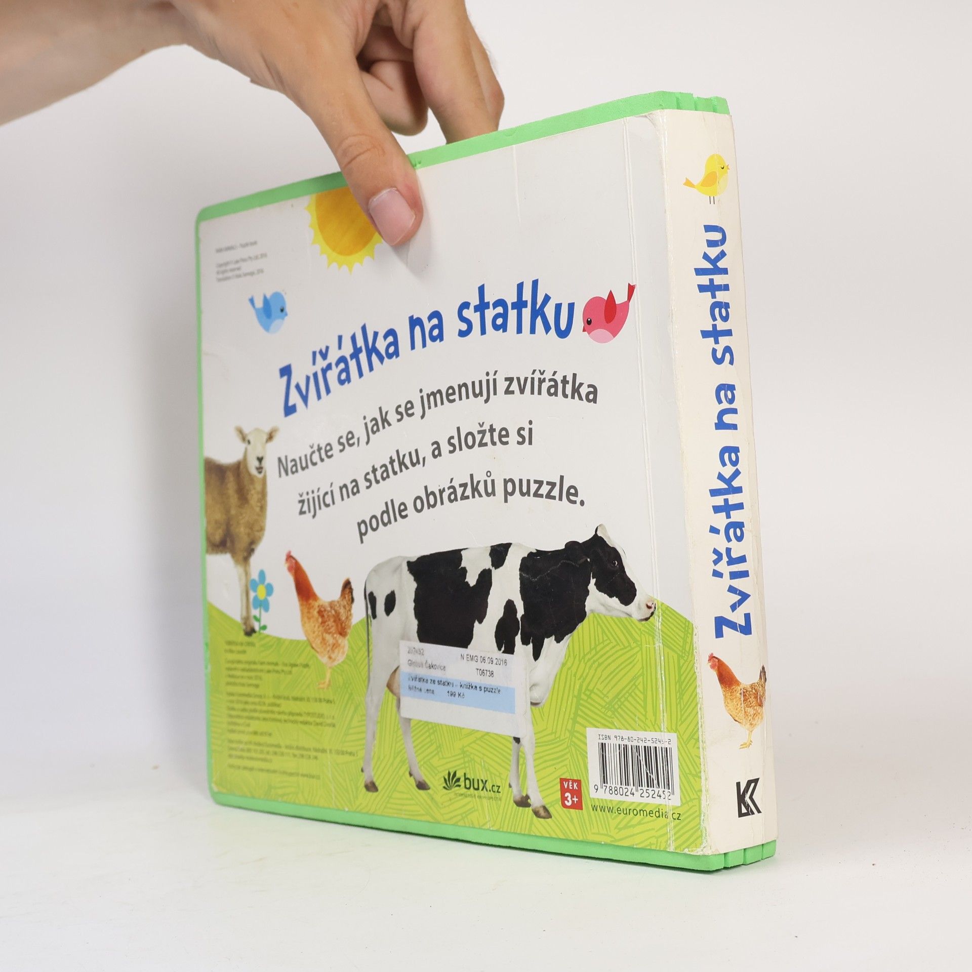 Kolektiv autorů Zvířátka na statku – knížka s puzzle