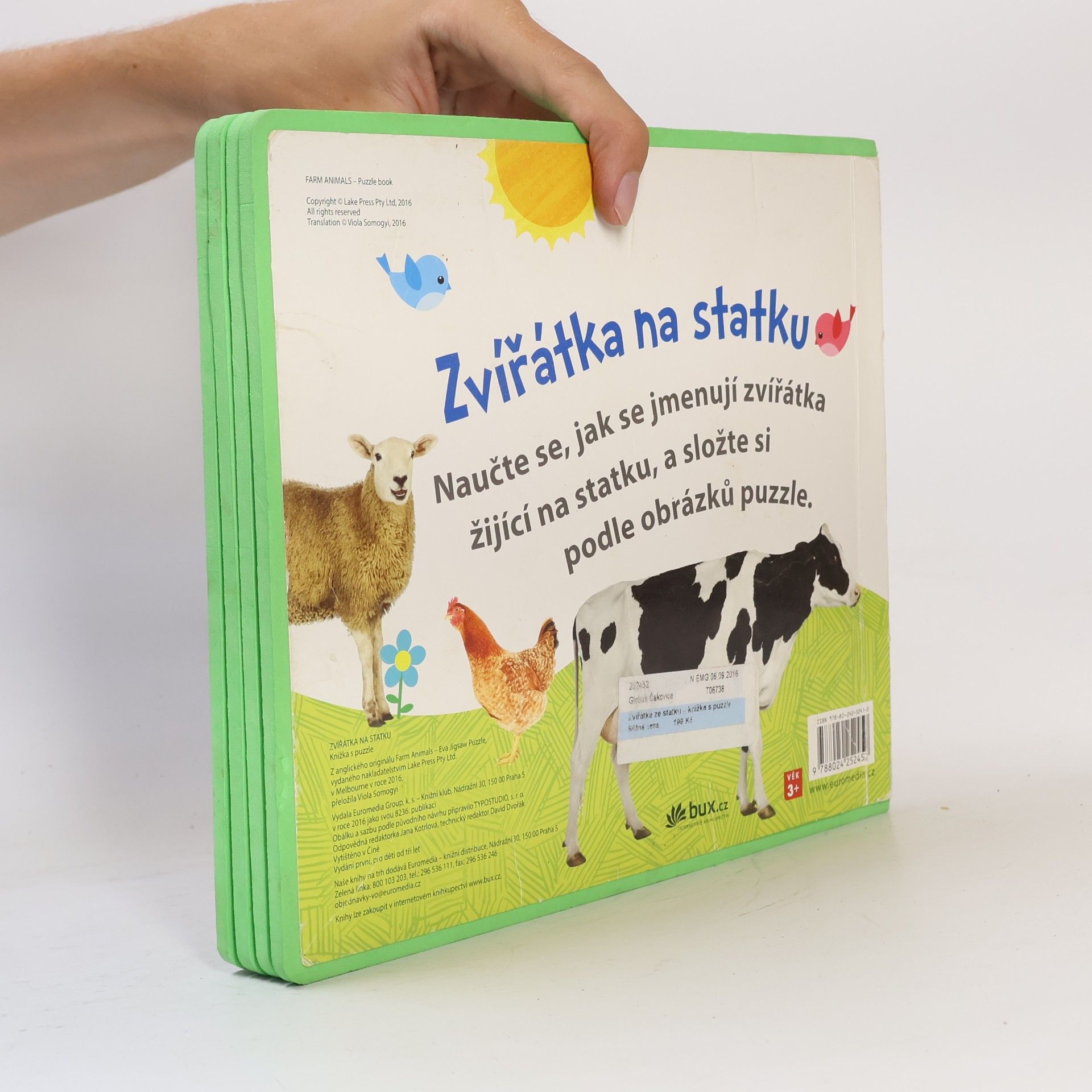 Kolektiv autorů Zvířátka na statku – knížka s puzzle