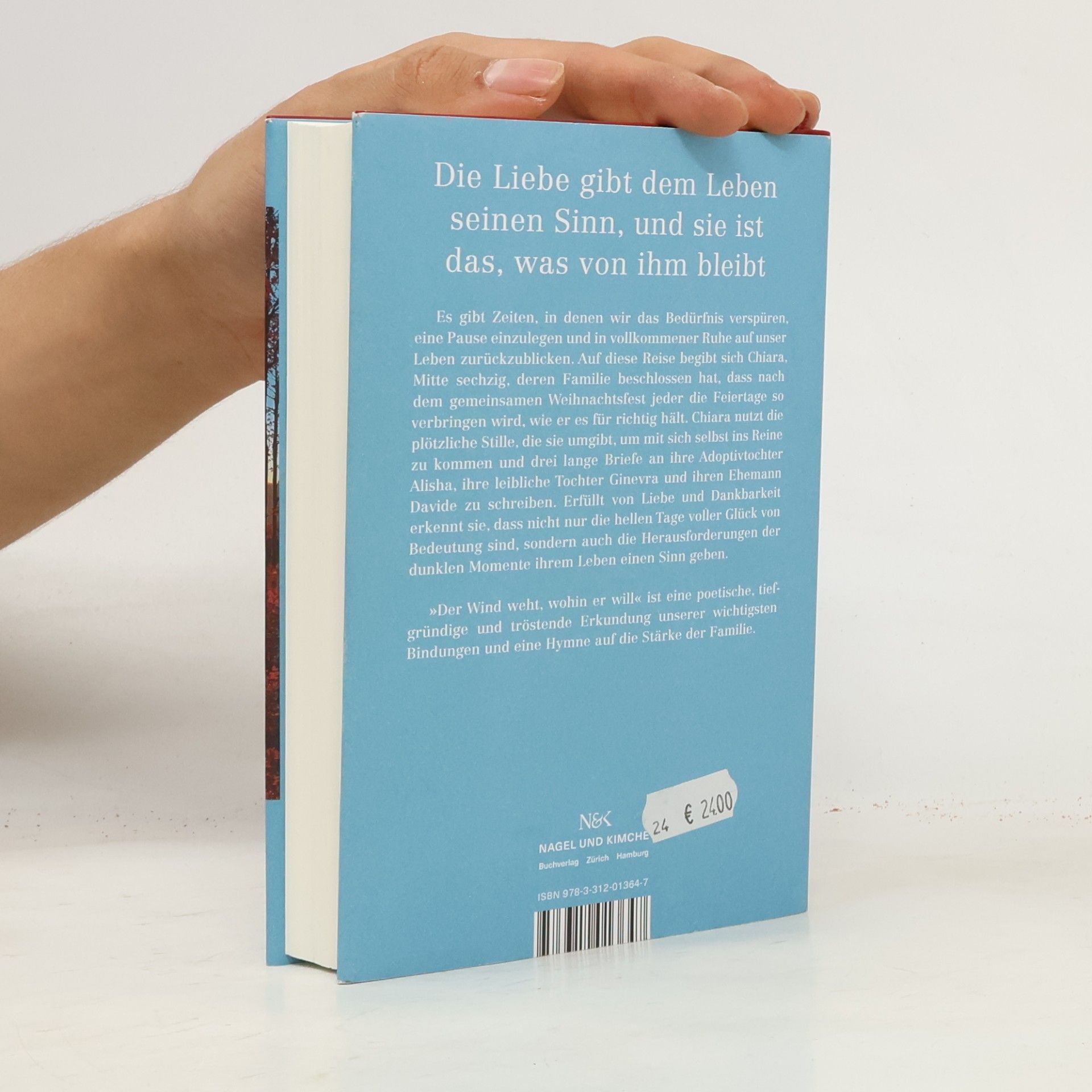 Susanna Tamarová Der Wind weht, wohin er will. Roman | Eine Meditation über die Liebe und das Leben - von der italienischen Weltbestseller-Autorin »Geh wohin dein Herz dich trägt« | ein emotionaler Italien-Roman