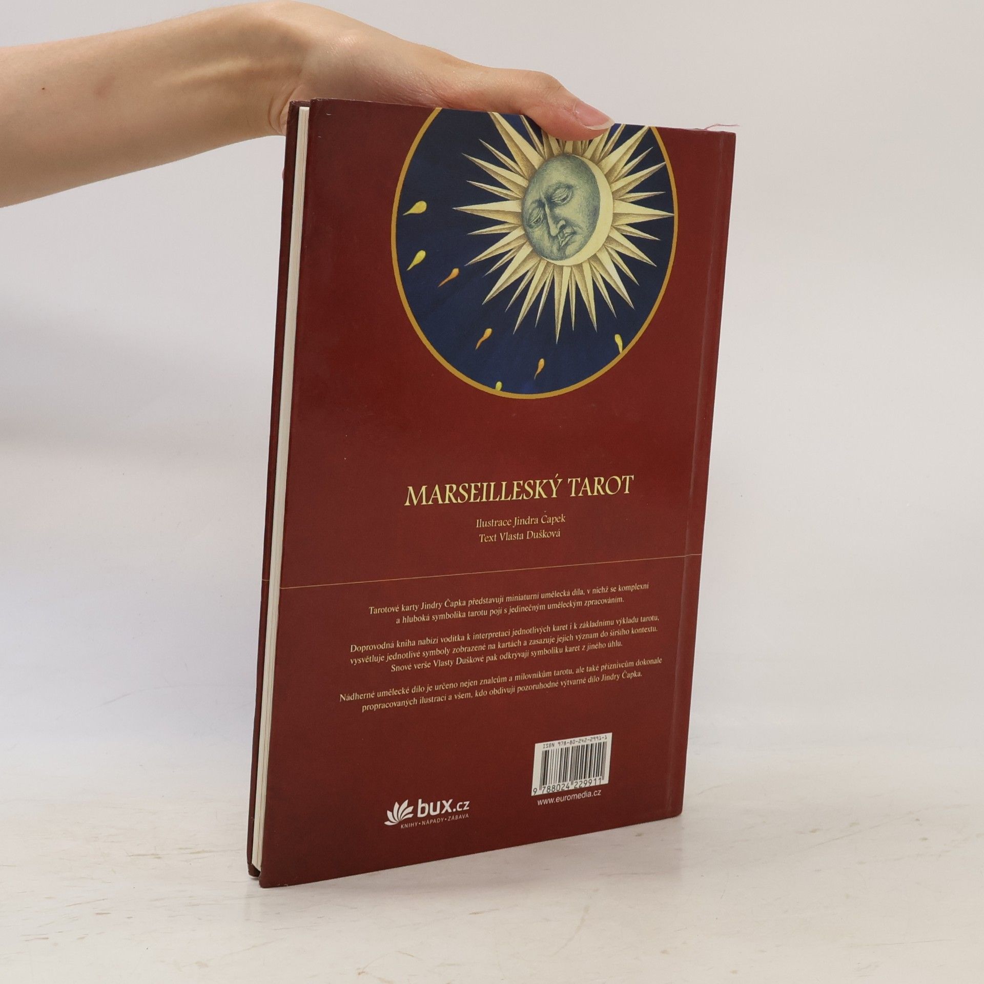 Jindra Čapek Marseilleský tarot. Tarotové karty Jindry Čapka