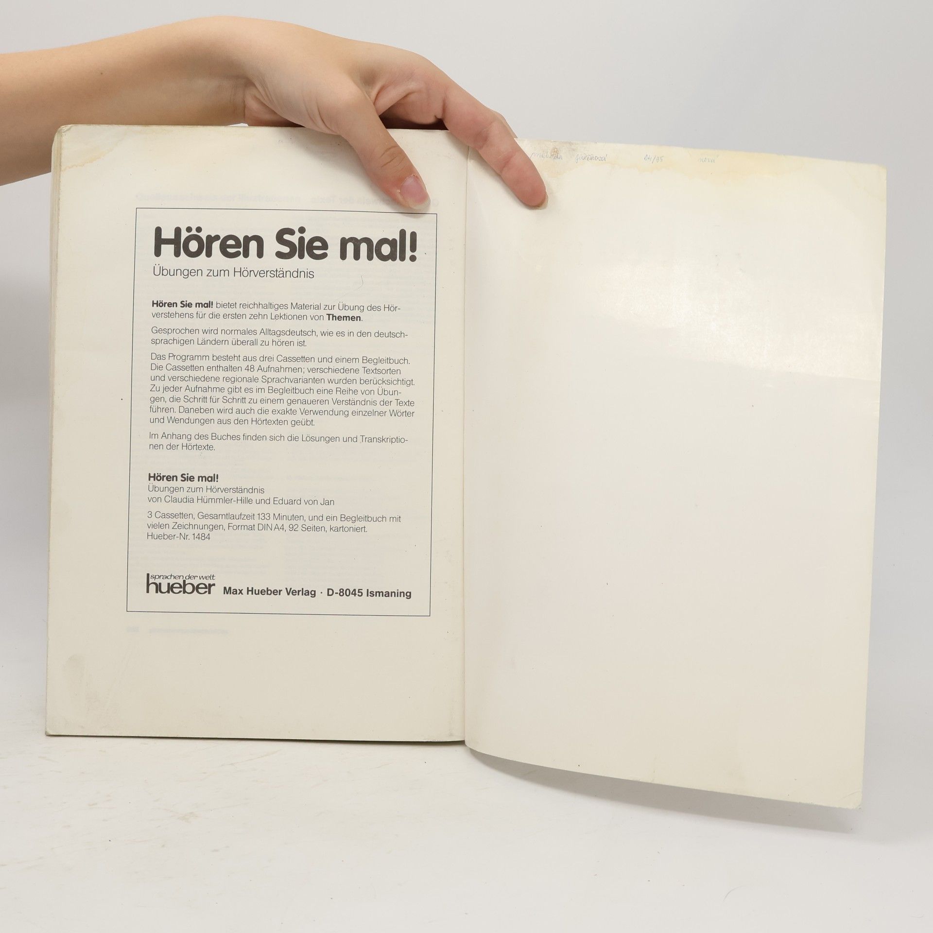 Hartmut Aufderstrasse Themen. Lehrwerk für Deutsch als Fremdsprache. Kursbuch 1