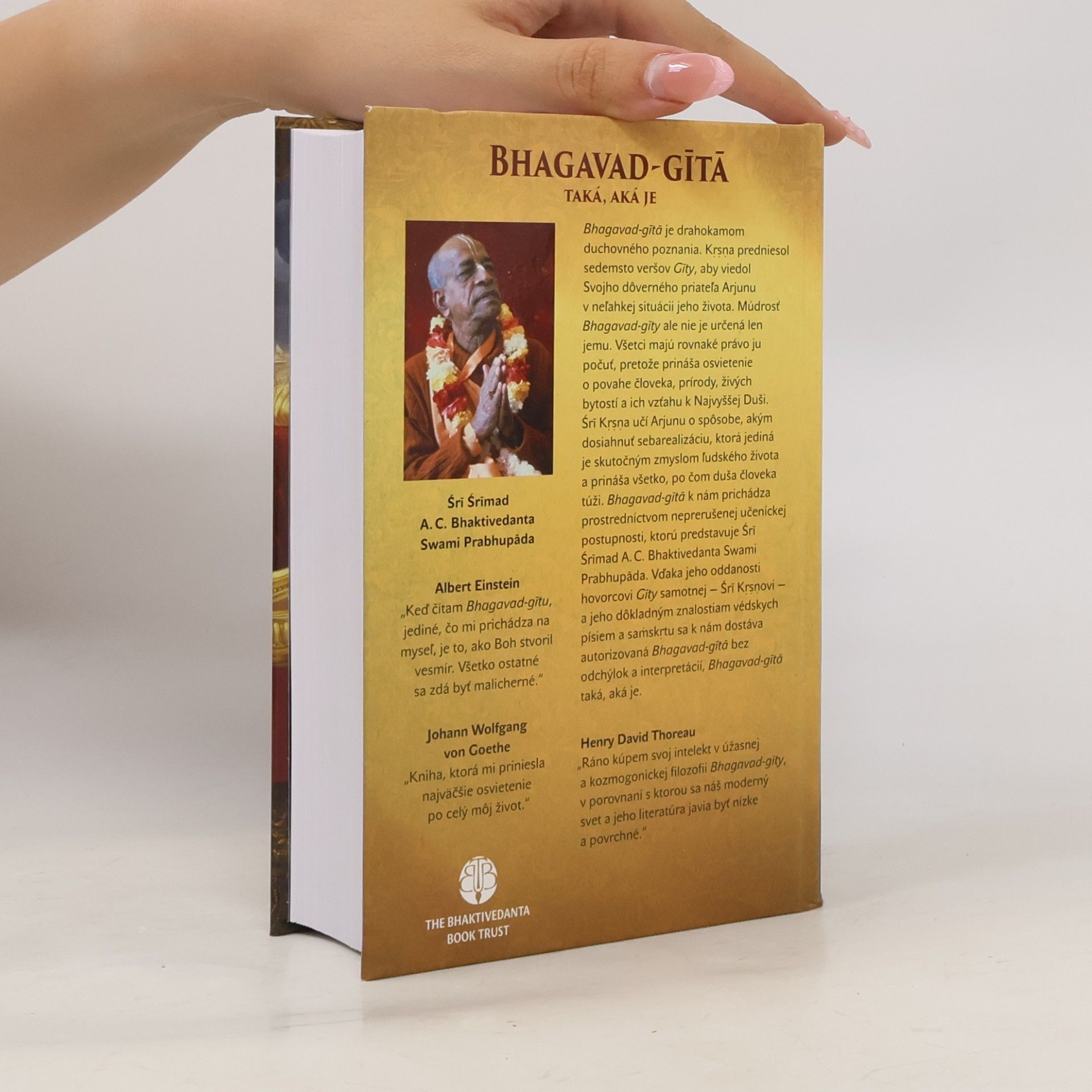 A.C. Bhaktivedanta Swami Prabhupada Bhagavad-gītā taká, aká je
