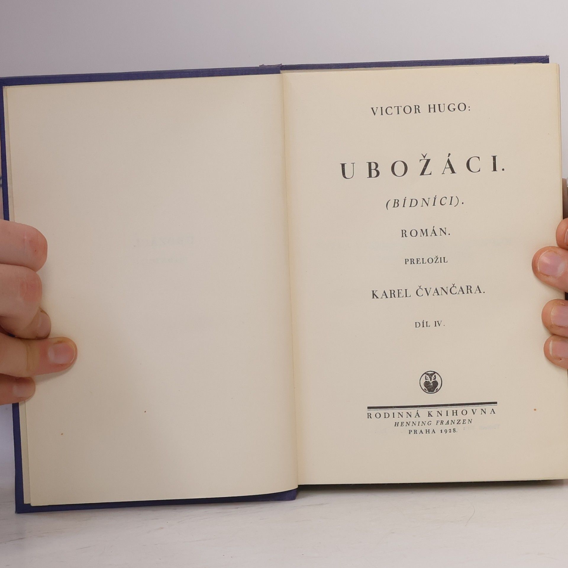 Victor Hugo Ubožáci (Bídníci) IV.