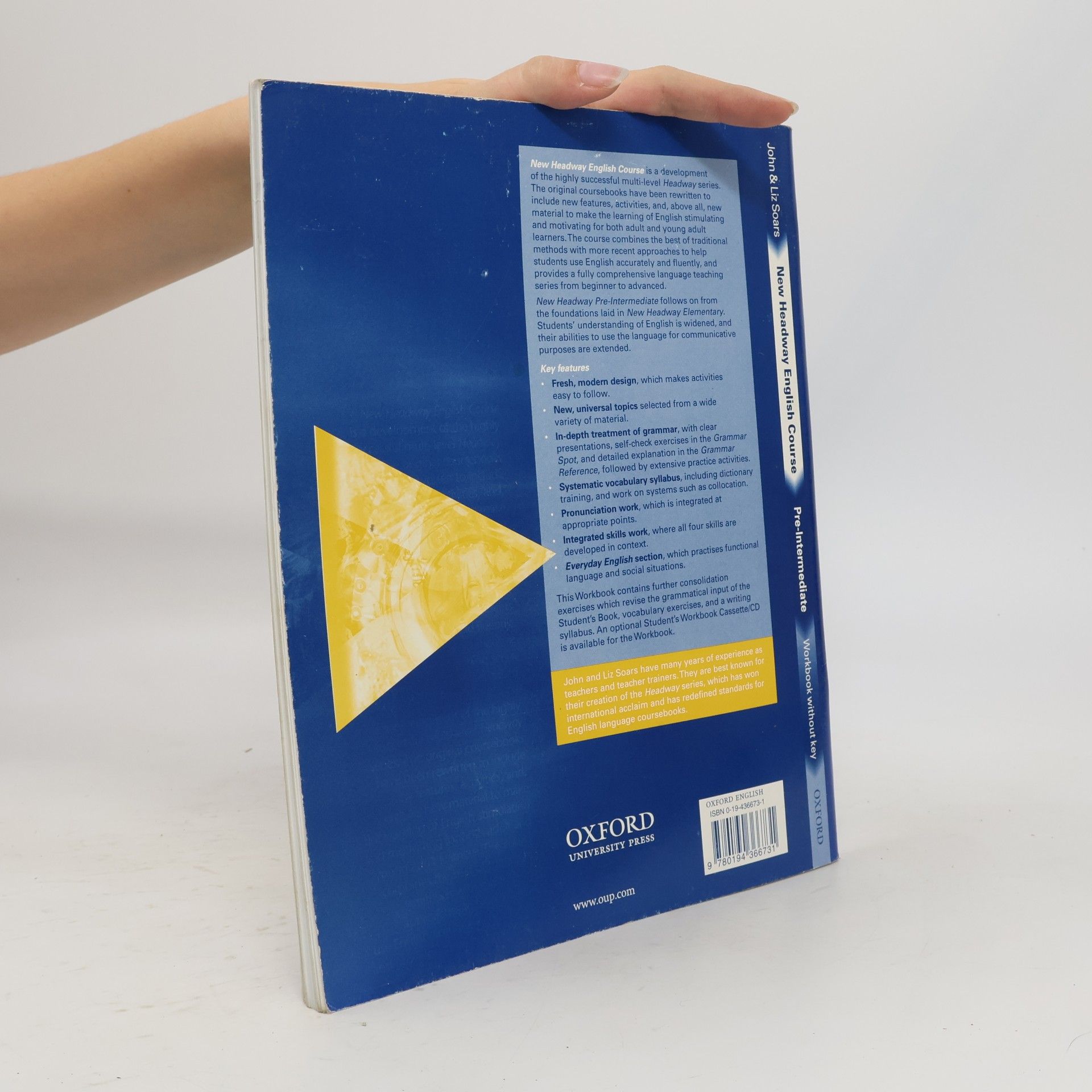 Liz Soars New Headway English Course. Pre-intermediate. Workbook without Key