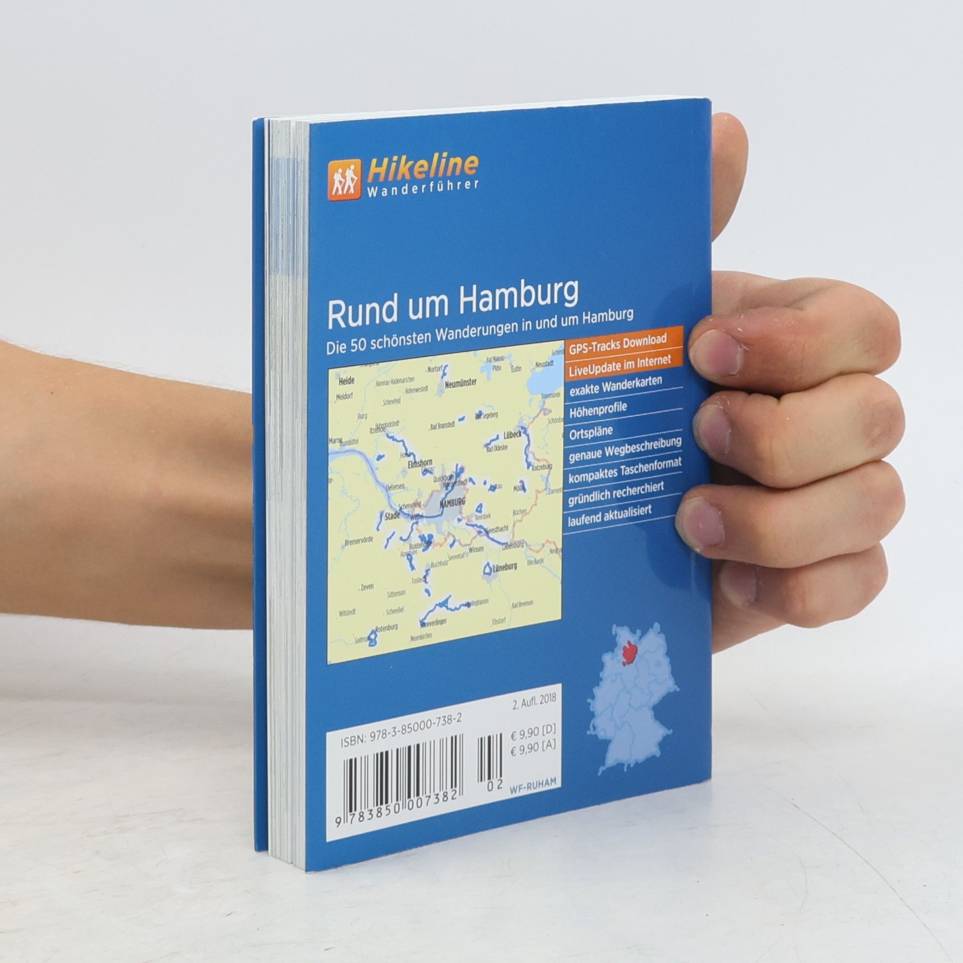 Hikeline Wanderführer: Rund um Hamburg