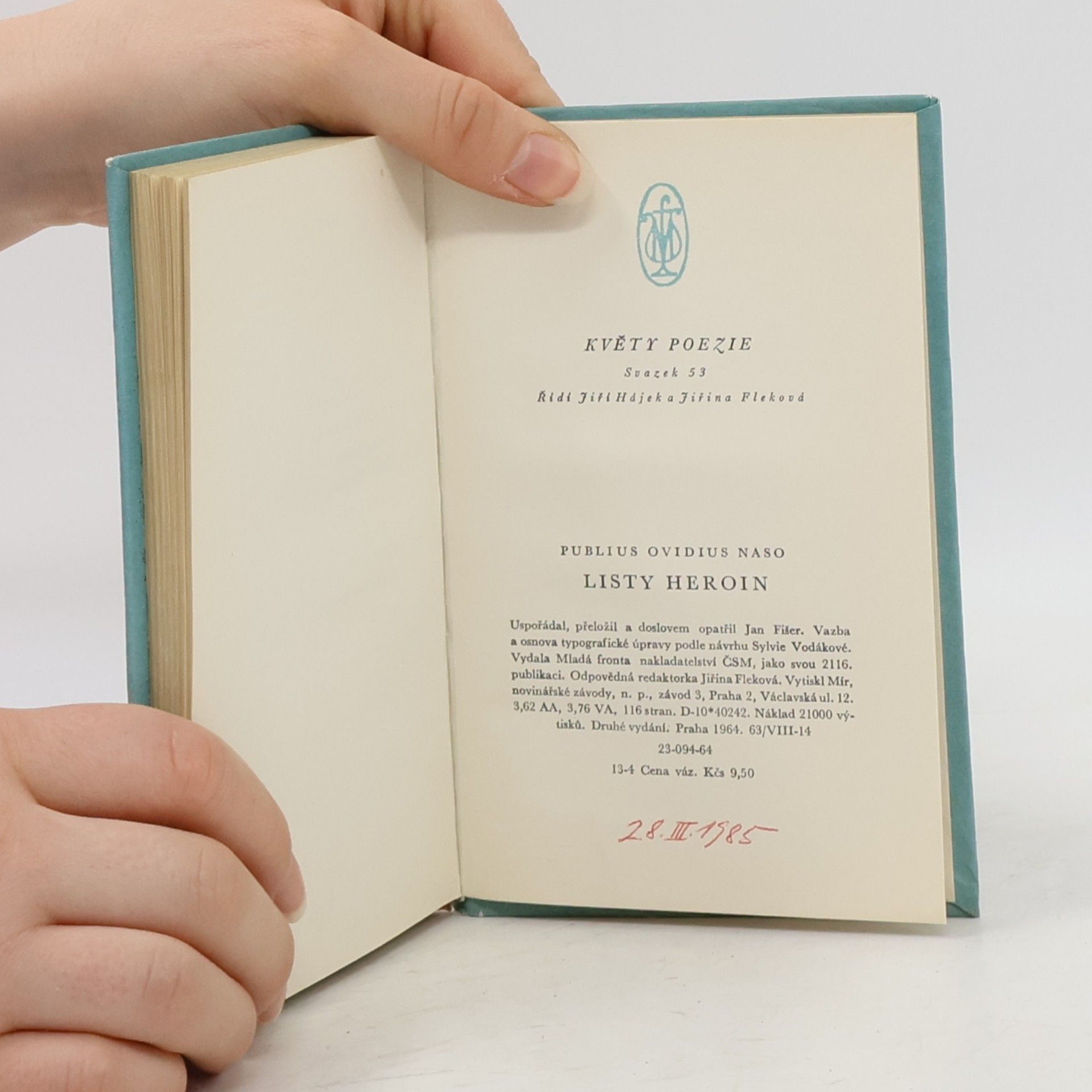Publius Ovidius Naso Listy heroin