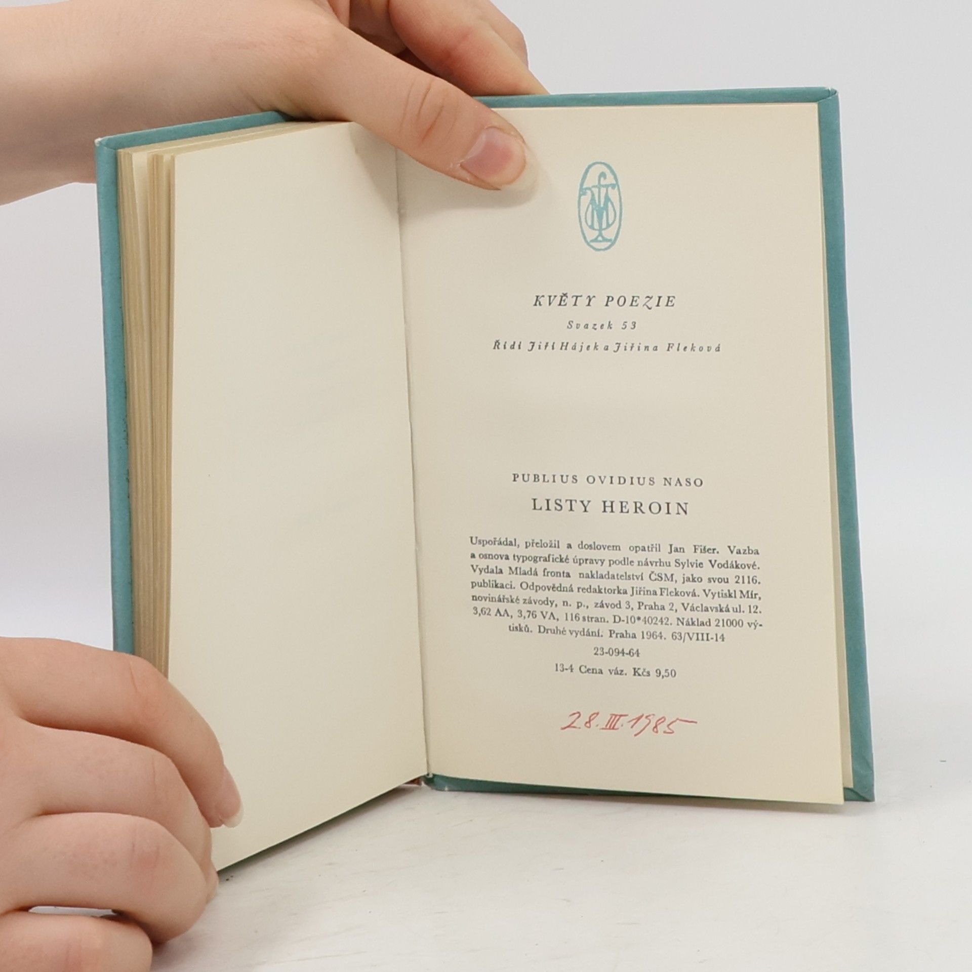 Publius Ovidius Naso Listy heroin
