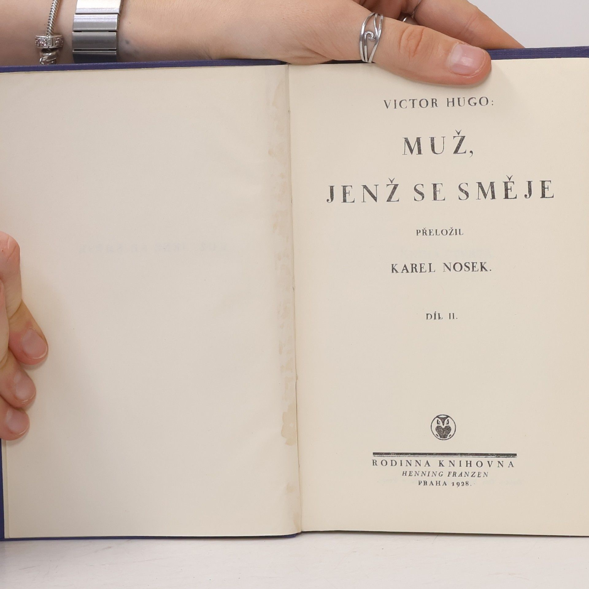 Victor Hugo Muž, jenž se směje. Díl II.