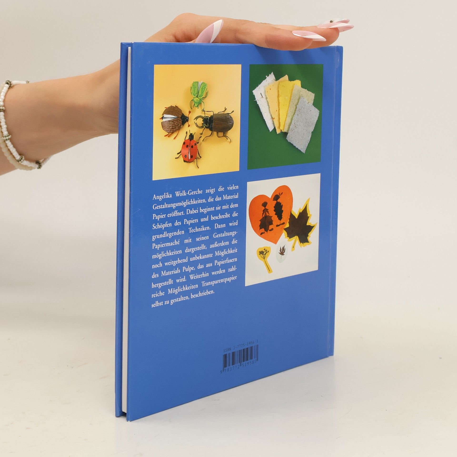Angelika Wolk Gerche Papier schöpfen, formen und gestalten