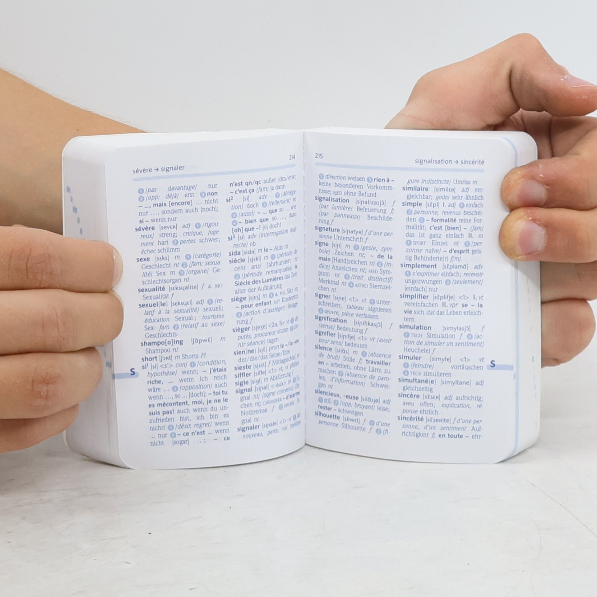 Kolektiv autorů PONS Spick-Wörterbuch für die Schule Französisch