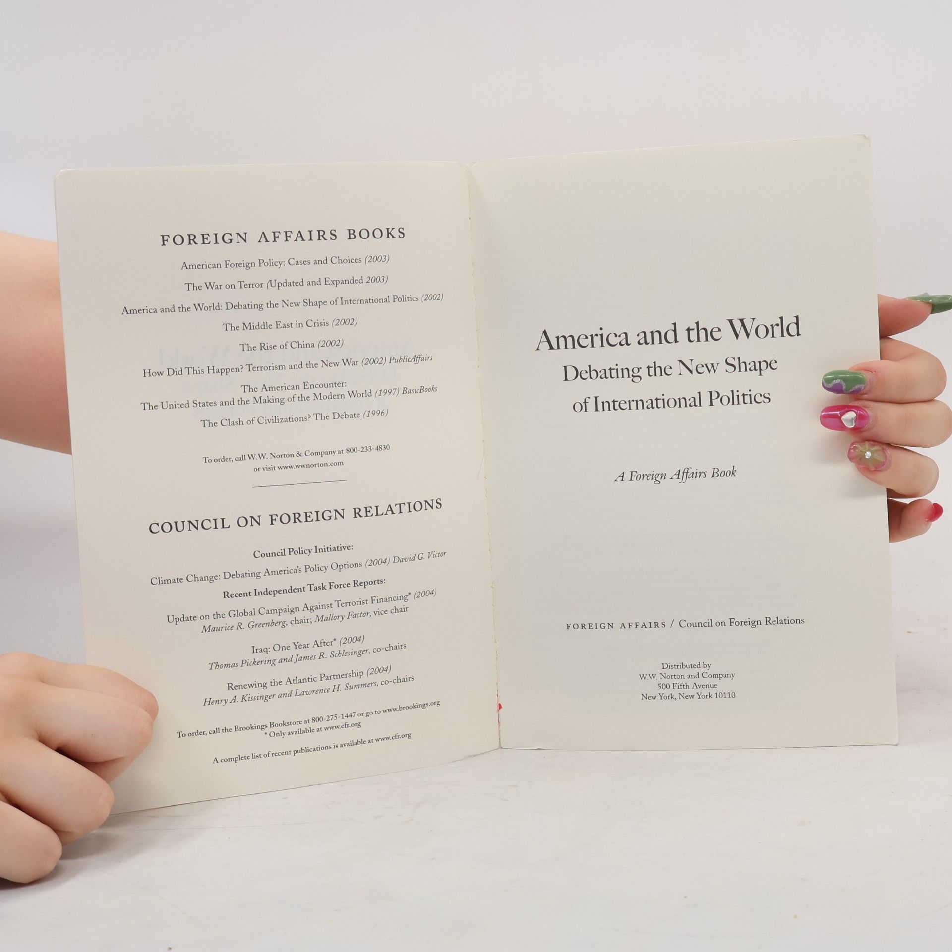 James F. Hoge Jr. America and the World