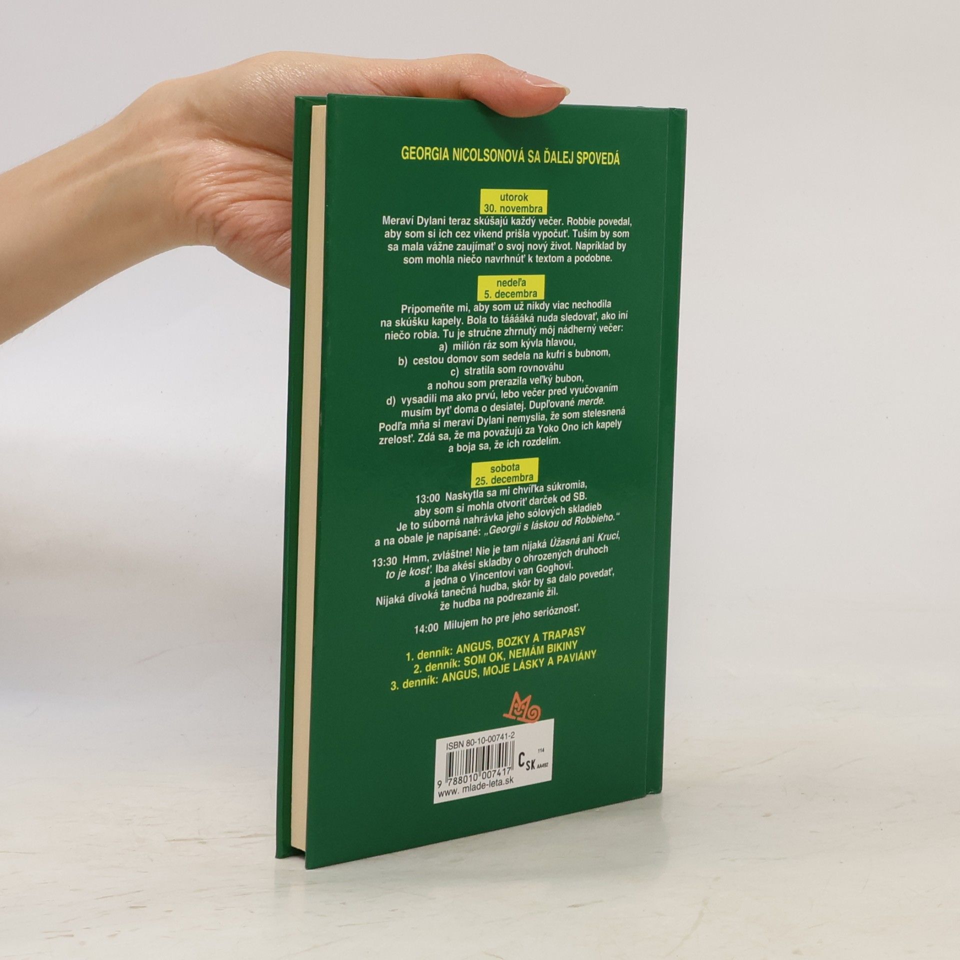 Louise Rennison Angus, sloboda a Hamburgeráci