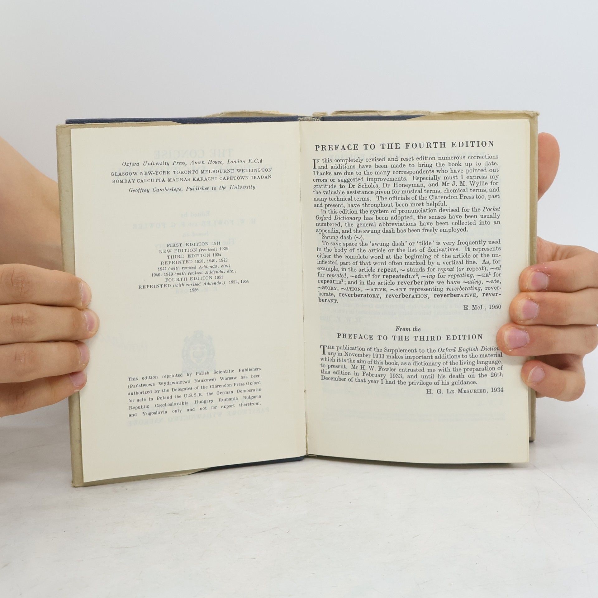 Autorenkollektiv The Concise Oxford Dictionary of Current English