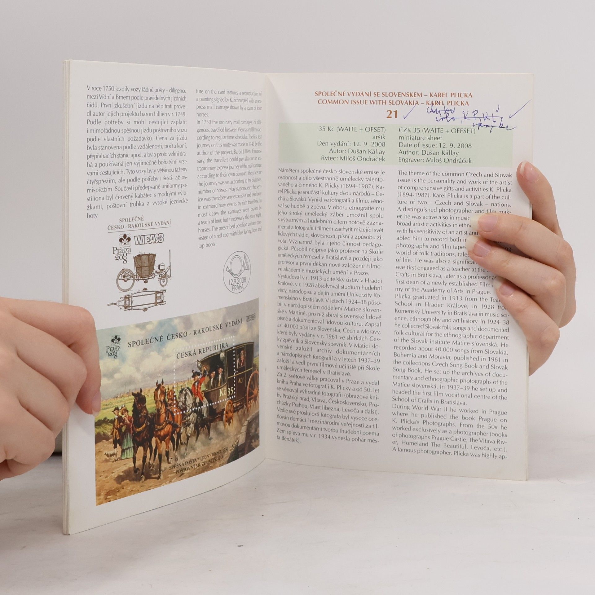 Autorenkollektiv Emisní plán českých poštovních známek 2008