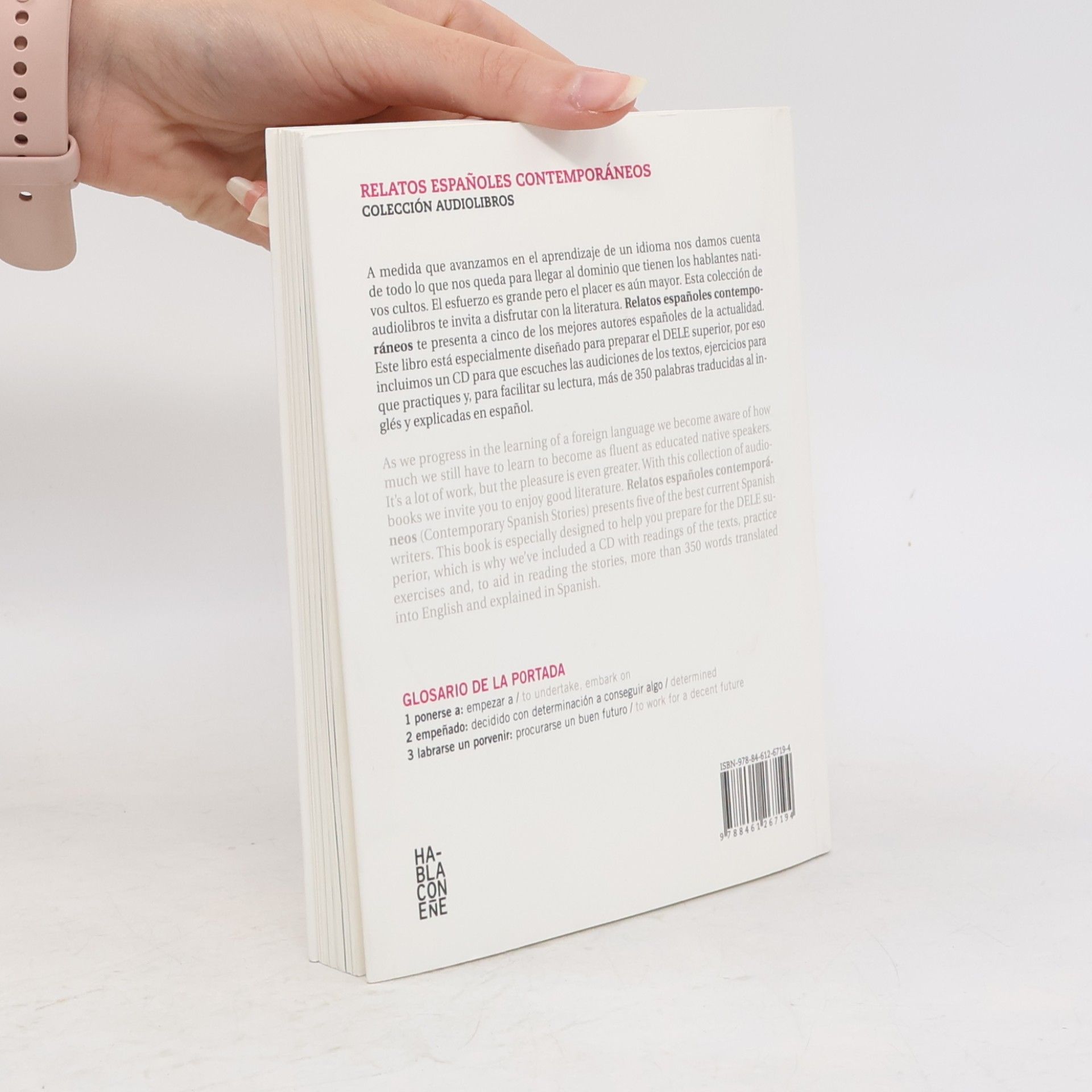 Clara de la Flor Aguirre Colección Audiolibros: Relatos españoles contemporáneos - Audiolibro nivel avanzado (B2-C2) - Incluye CD con la Lectura de los Relatos