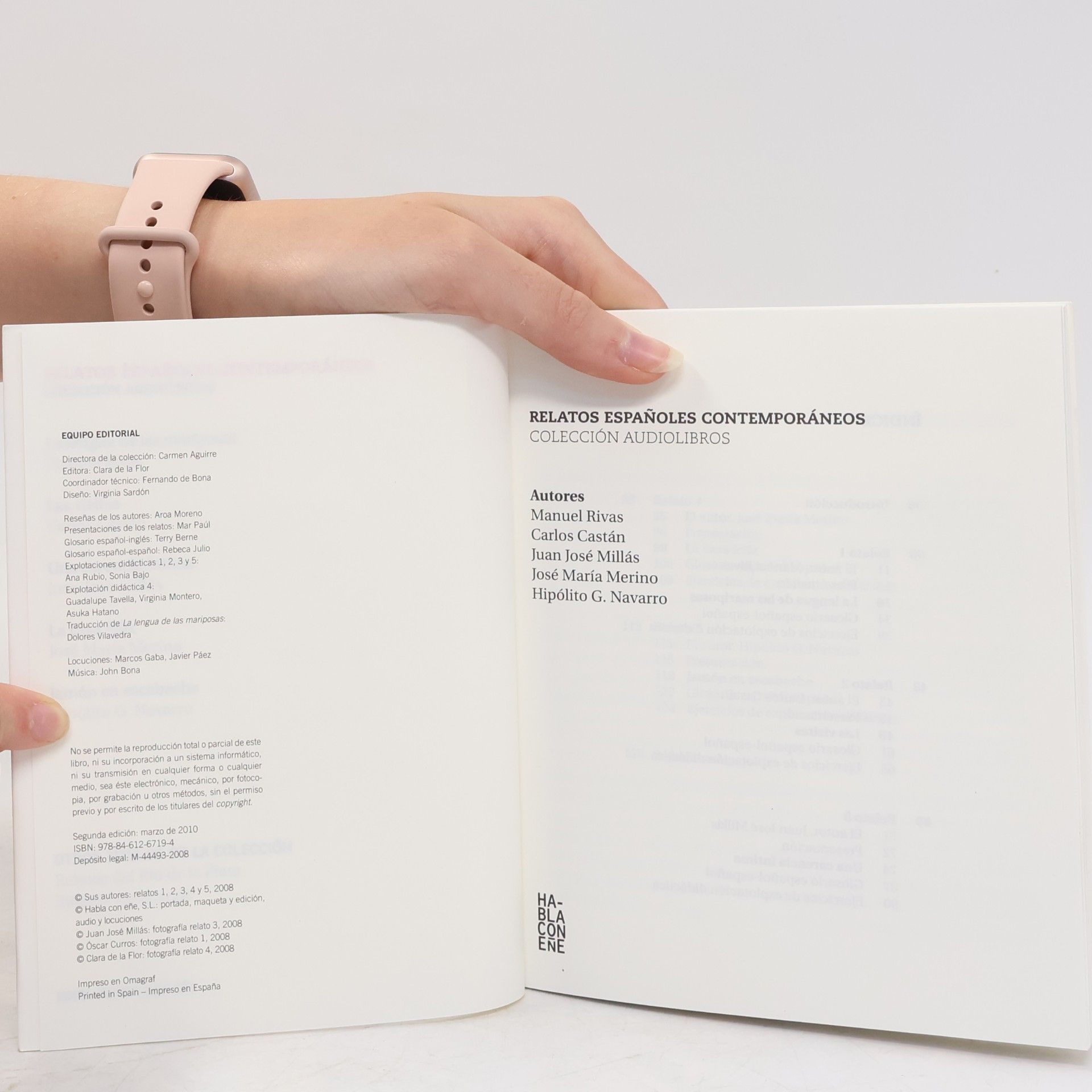 Clara de la Flor Aguirre Colección Audiolibros: Relatos españoles contemporáneos - Audiolibro nivel avanzado (B2-C2) - Incluye CD con la Lectura de los Relatos