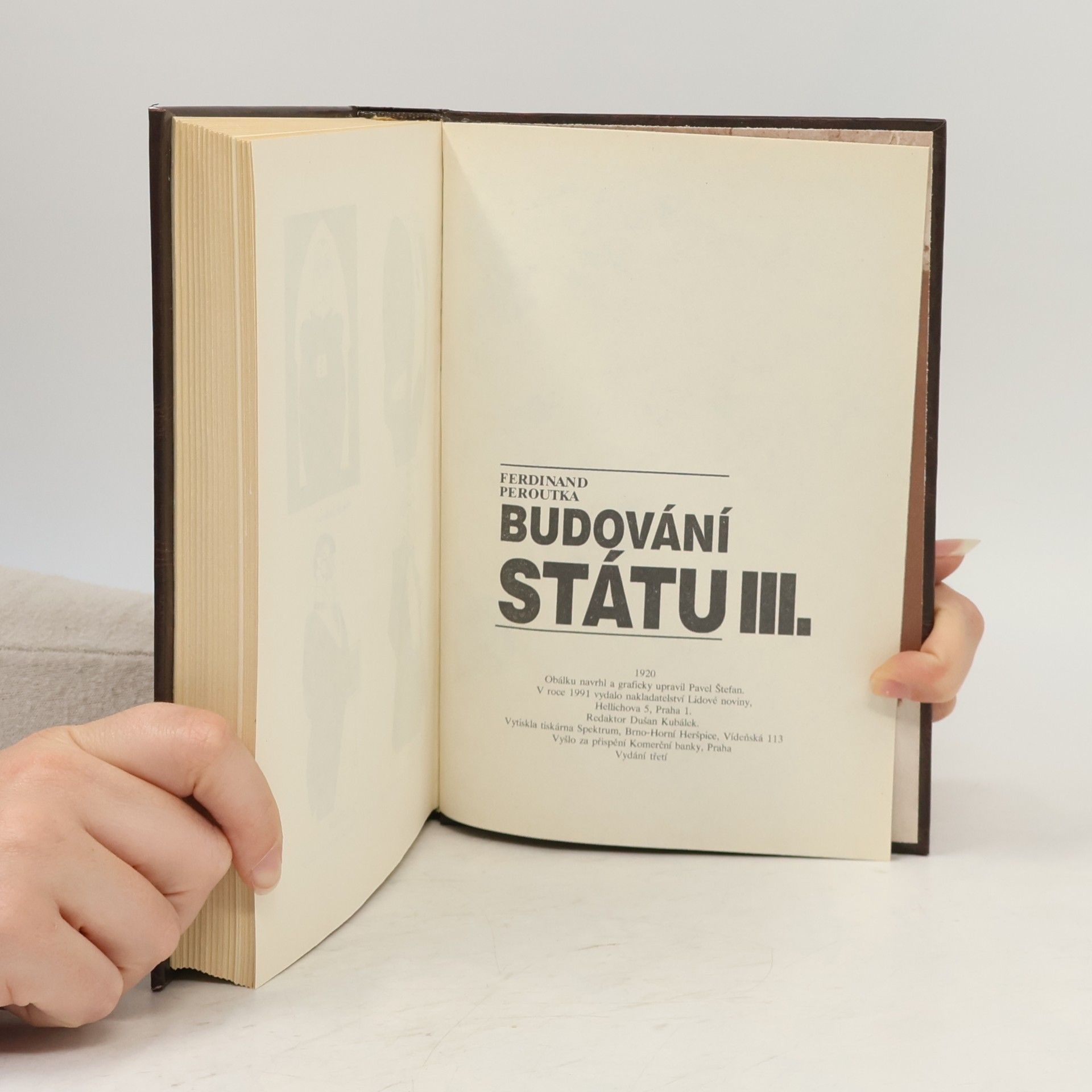 Ferdinand Peroutka Budování státu III.