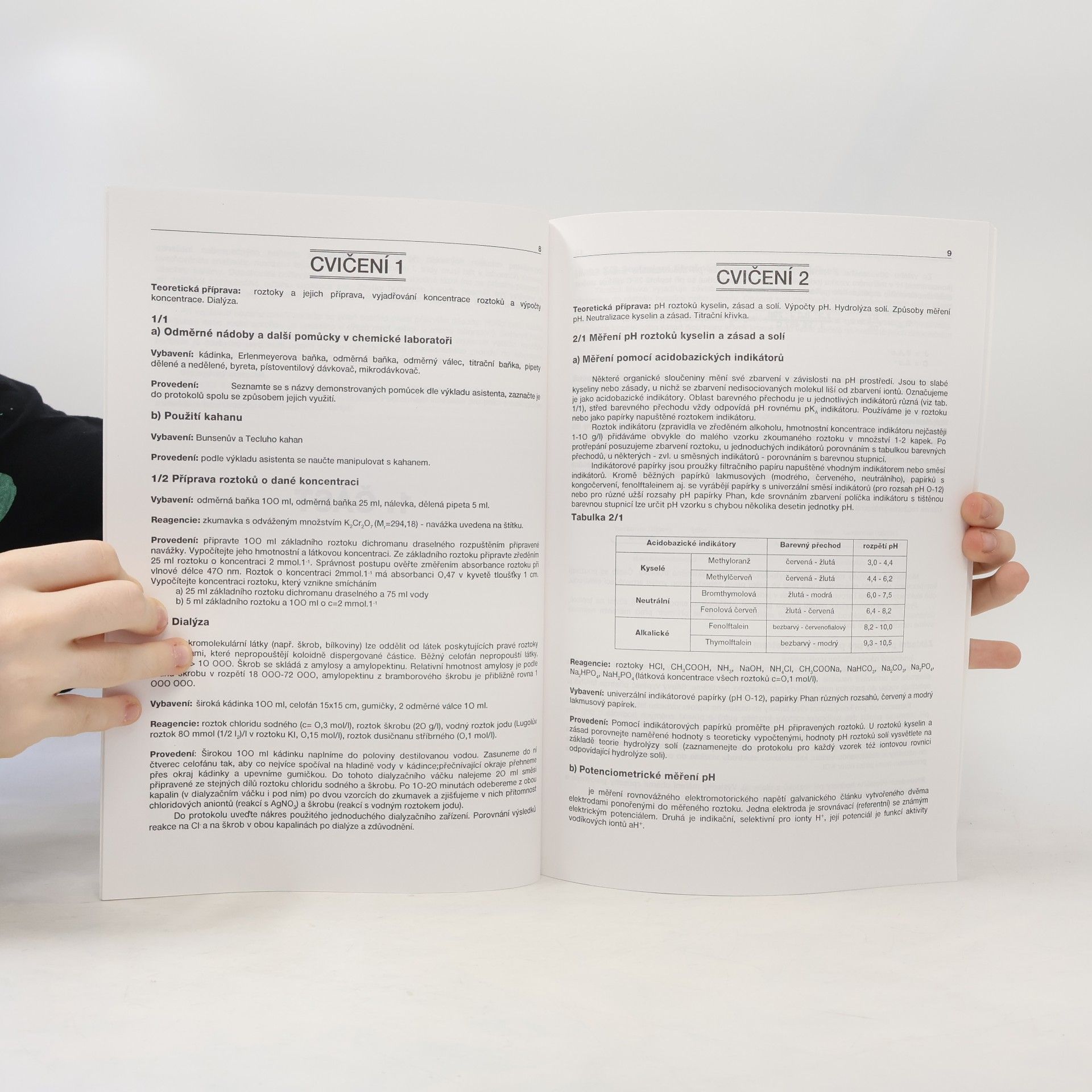 Hana Bochořáková Návody ke cvičením z biochemie