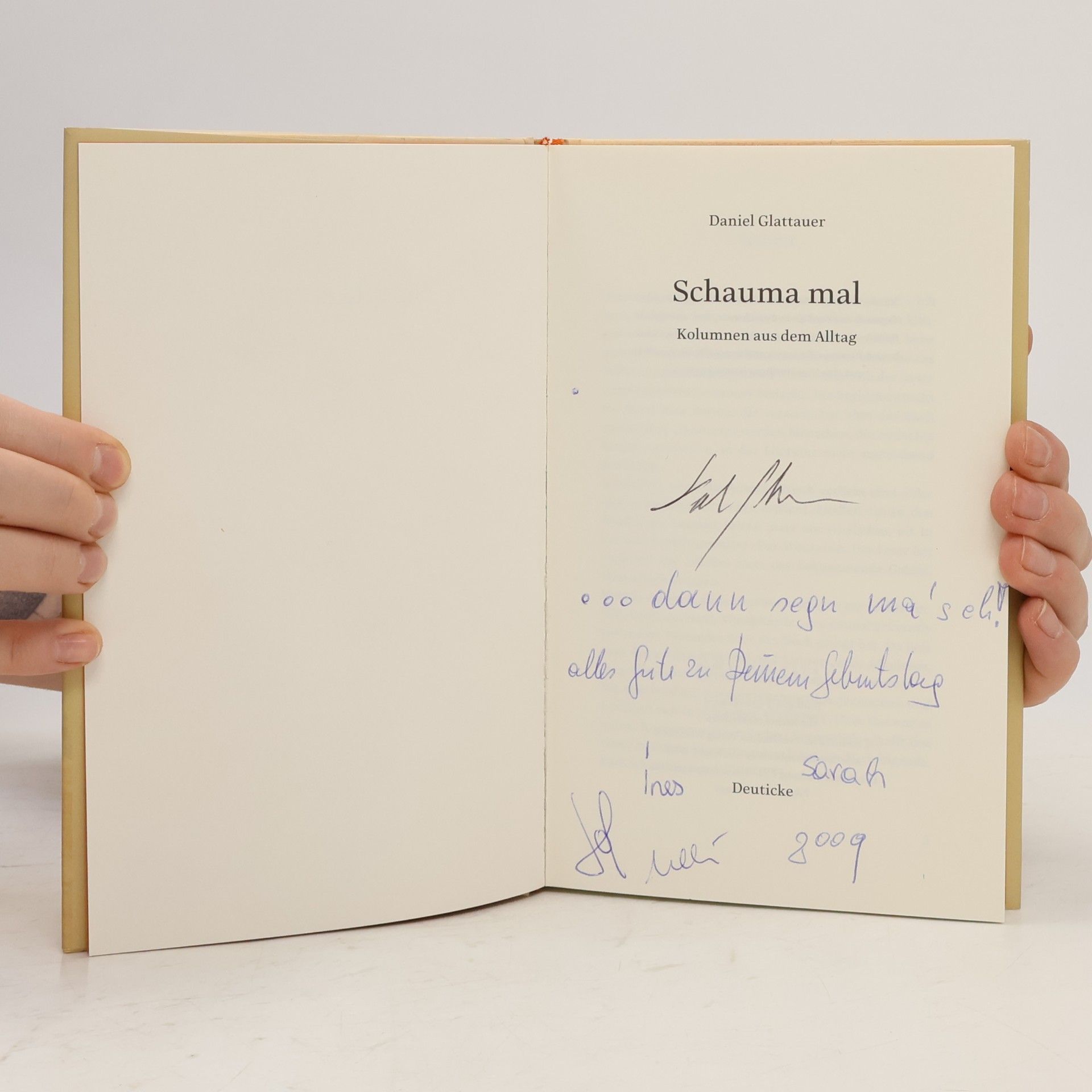 Daniel Glattauer Schauma mal