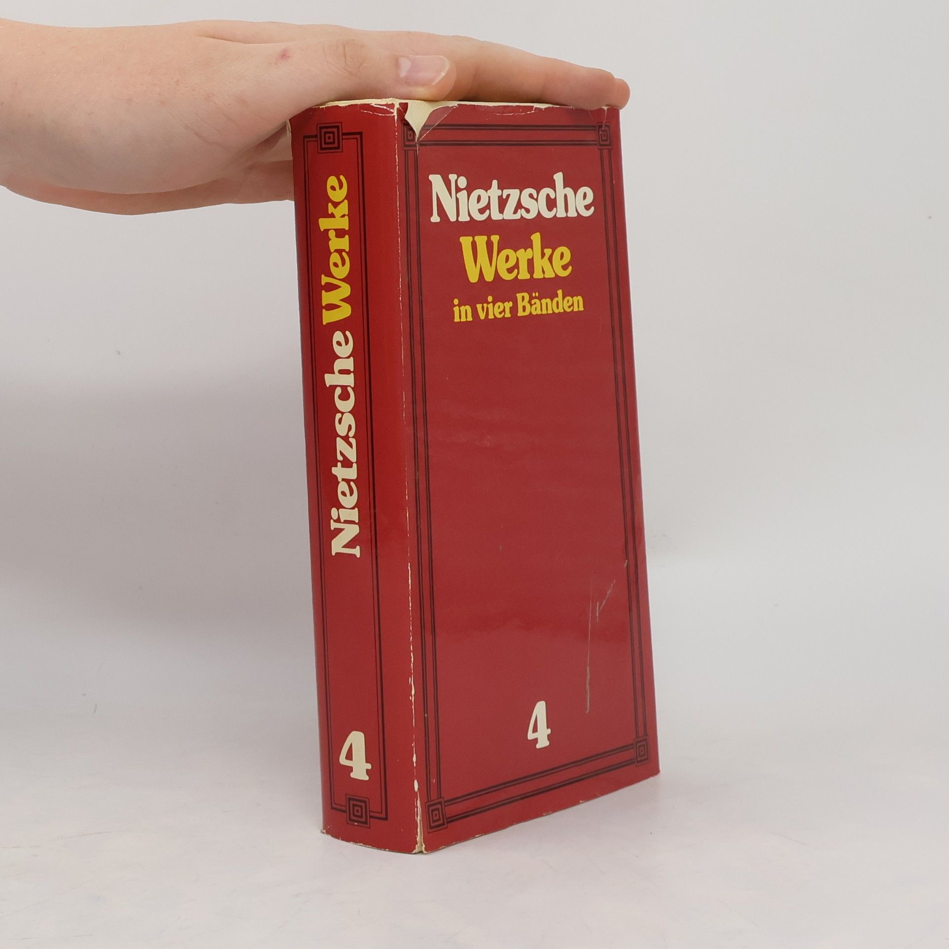Friedrich Wilhelm Nietzsche Werke in vier Bänden 4