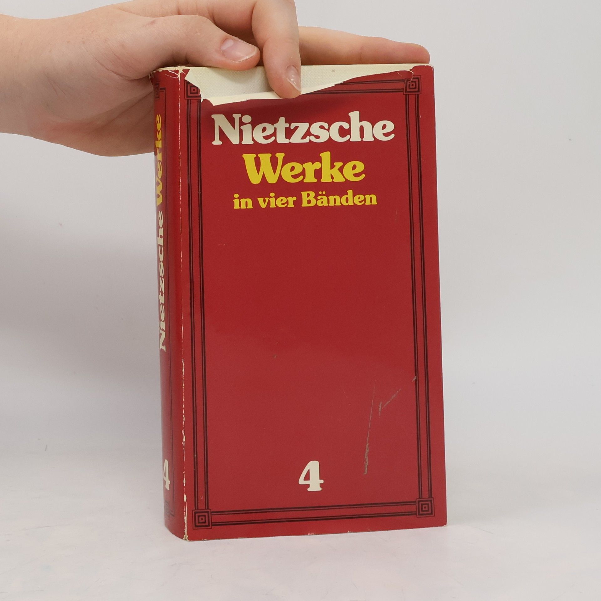 Friedrich Wilhelm Nietzsche Werke in vier Bänden 4
