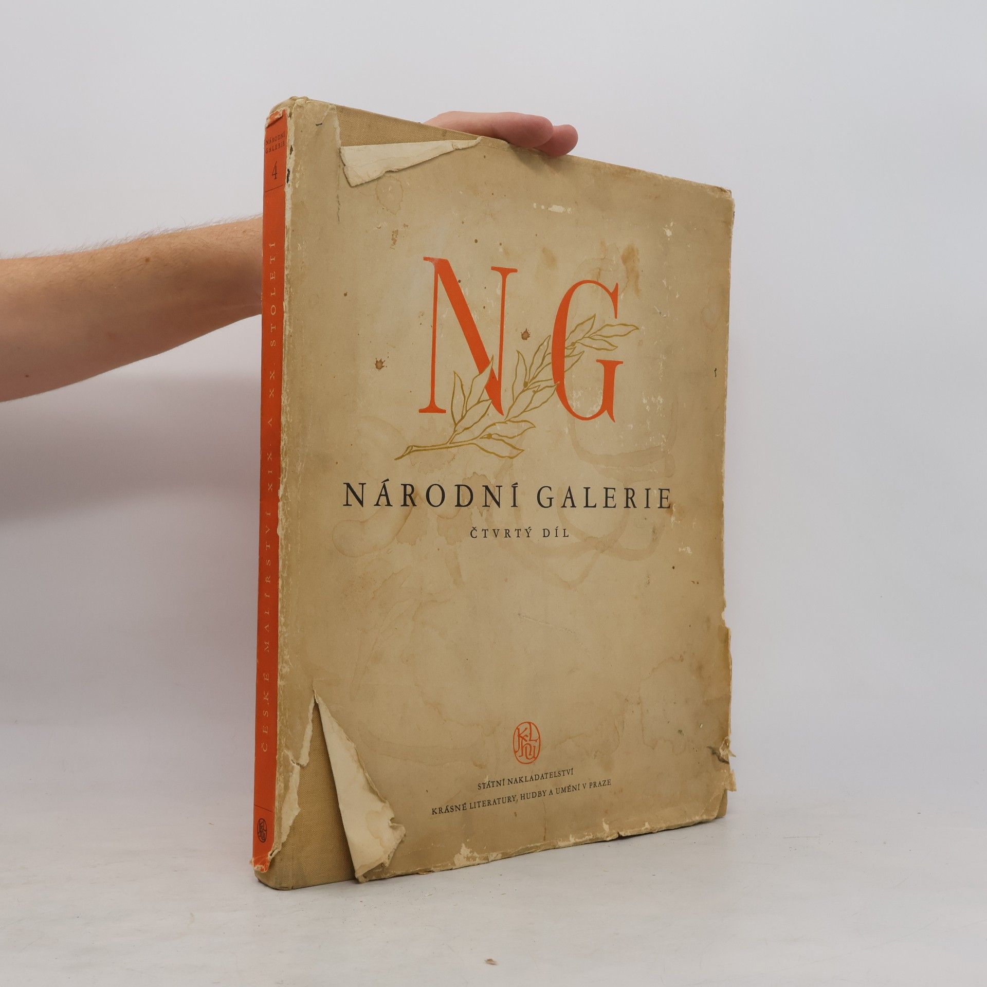 Vladimír Novotný Národní galerie. Čtvrtý díl. České malířství konce XIX. a začátku XX. století.