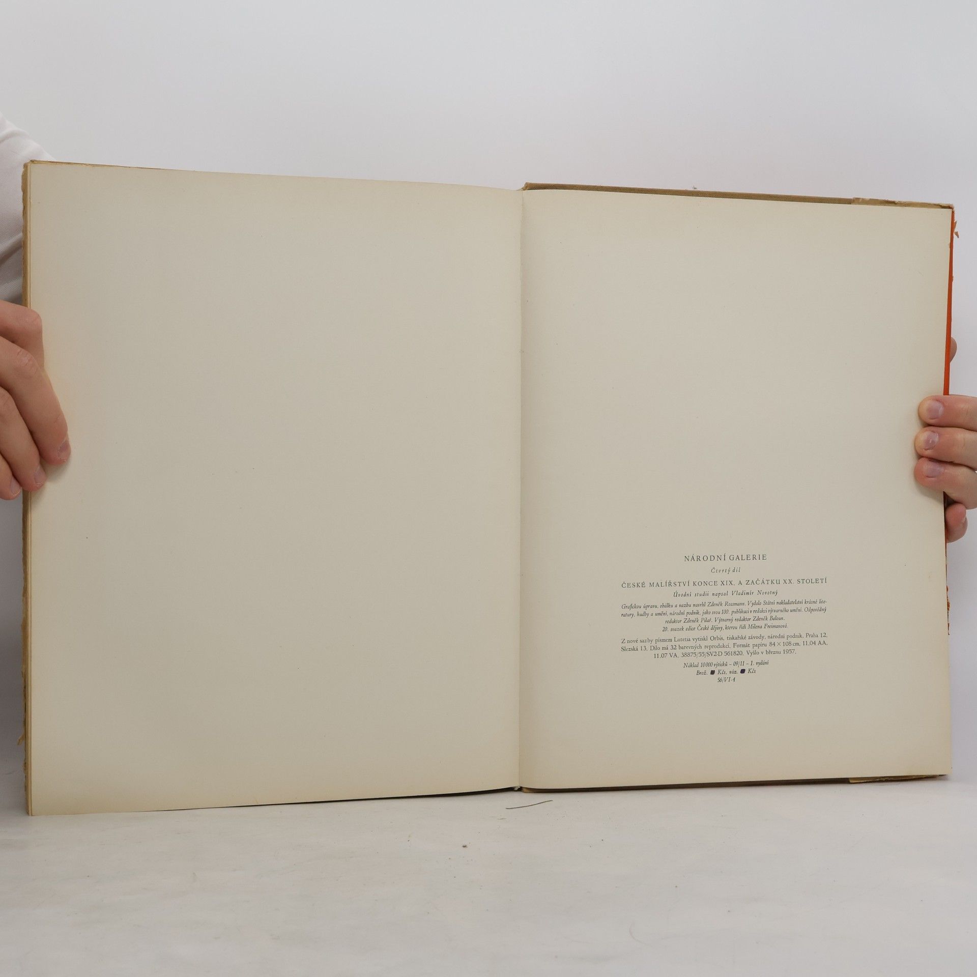 Vladimír Novotný Národní galerie. Čtvrtý díl. České malířství konce XIX. a začátku XX. století.