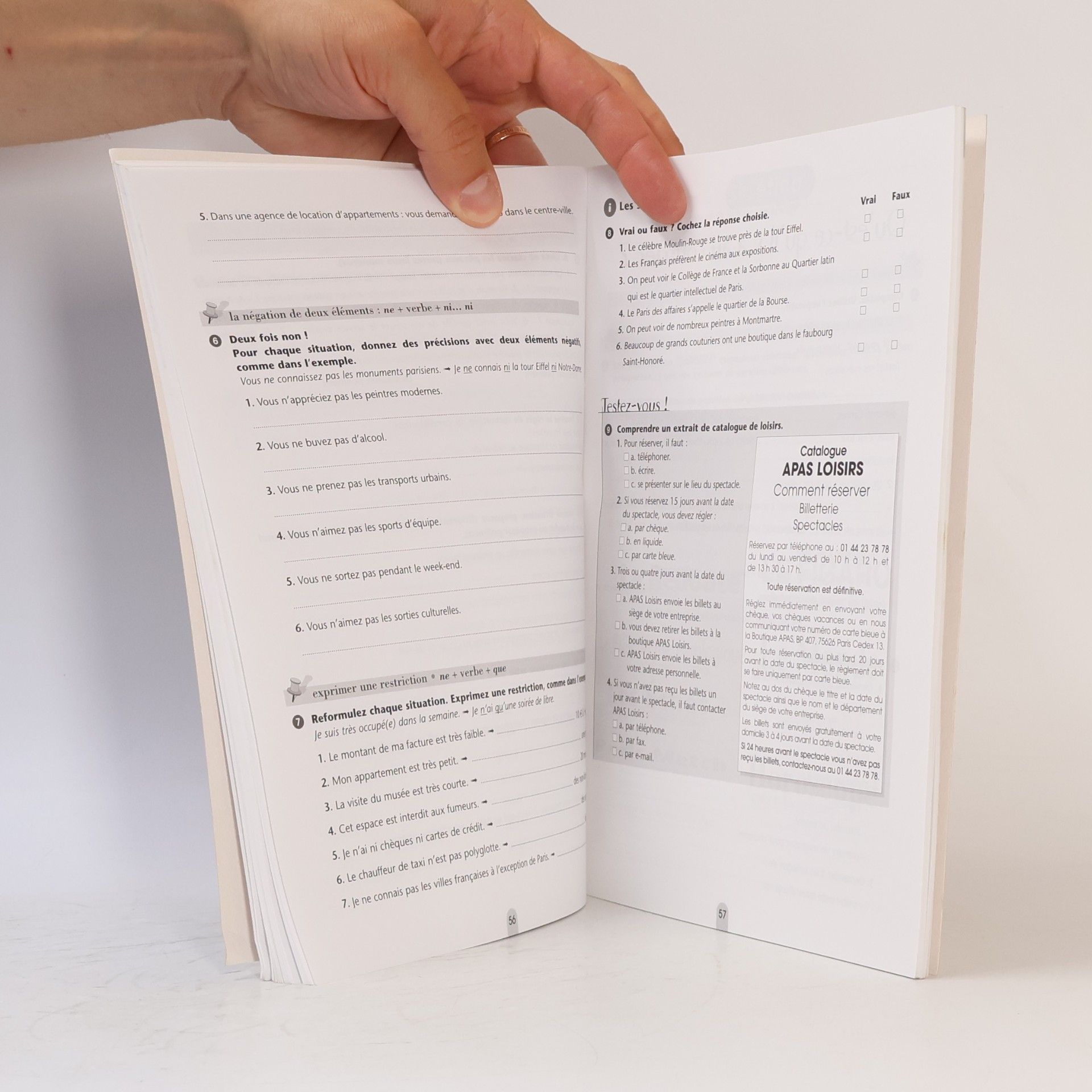 Anne Berthet Comment vont les affaires? Cahier d'exercices