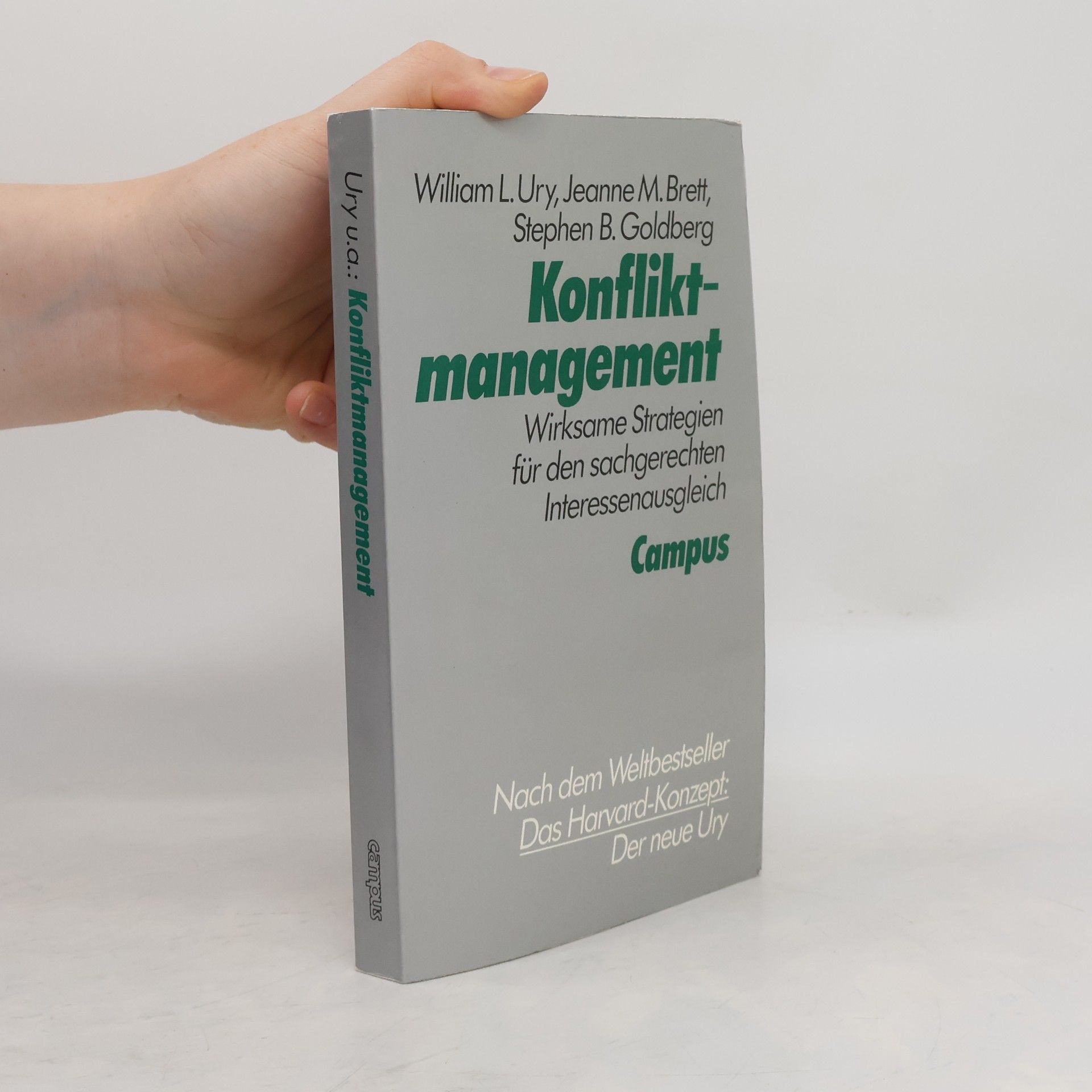 Stephen B. Goldberg Konfliktmanagement