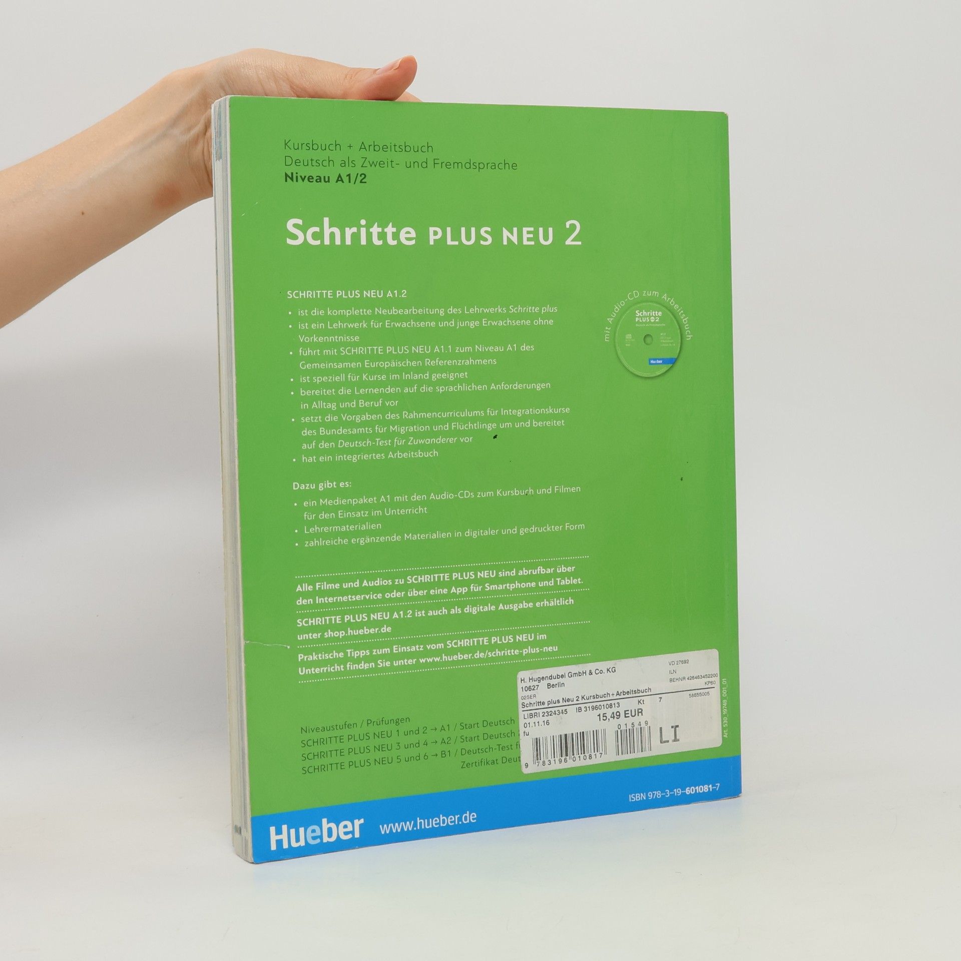 Collectif d'auteurs Schritte Plus Neu 2 - Niveau A1/2