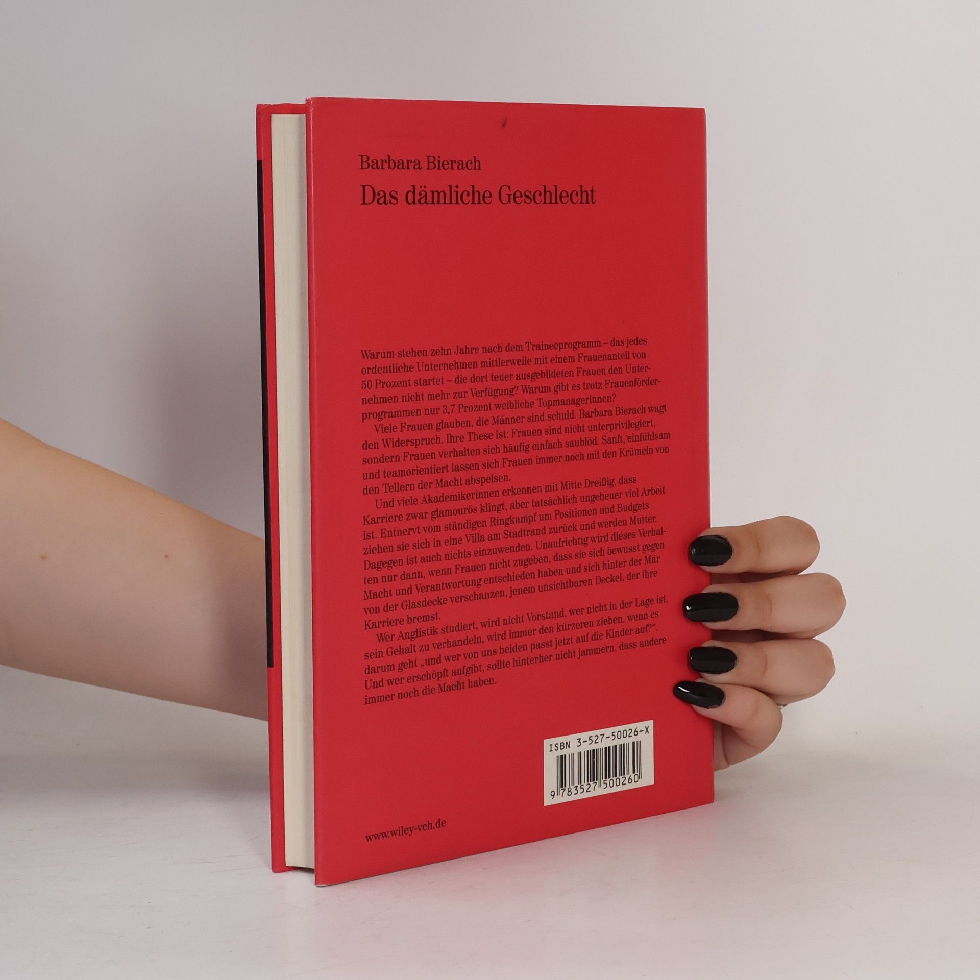 Barbara Bierach Das dämliche Geschlecht