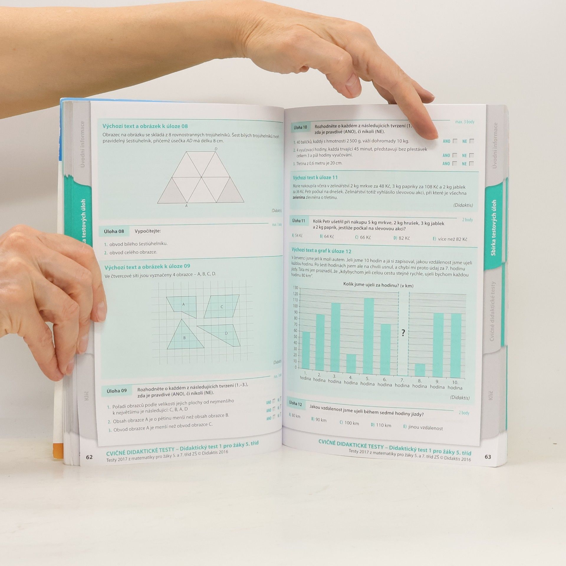 Věra Brlicová Testy 2017 pro žáky 5. a 7. tříd ZŠ z matematiky