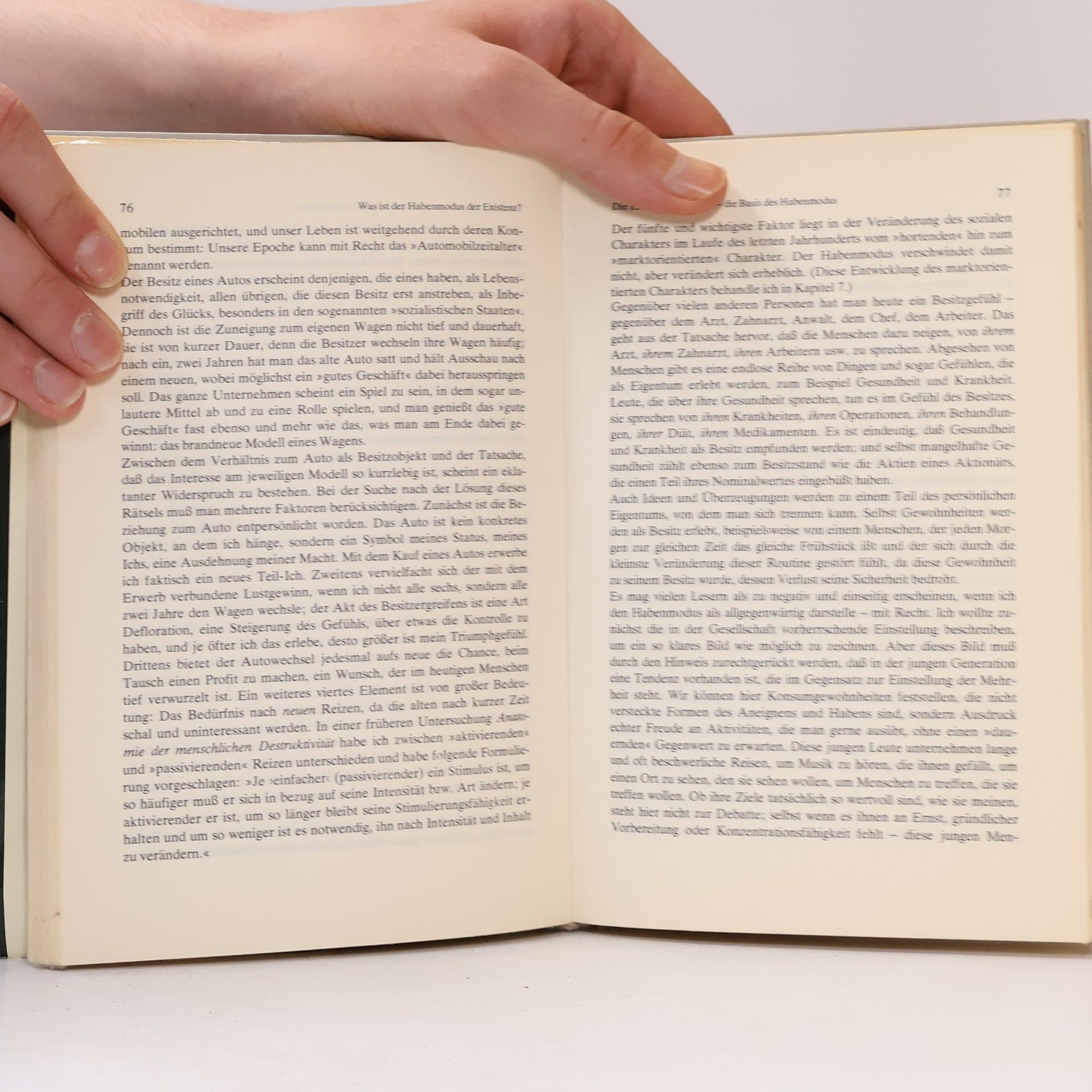 Erich Fromm Haben oder Sein