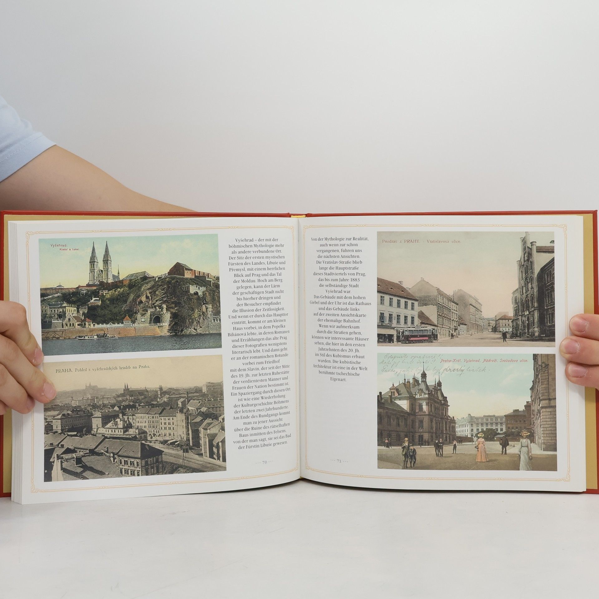 Roman Karpaš Prag. Album alter Ansichtskarten