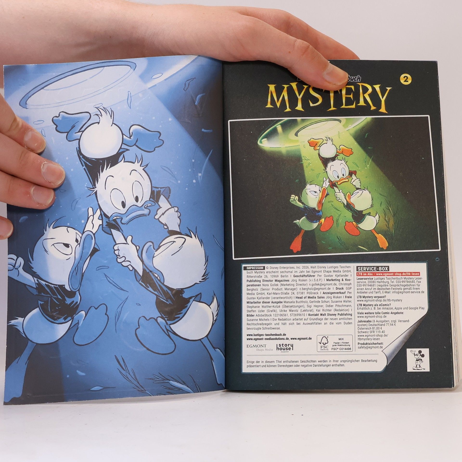 Autorenkollektiv Lustiges Taschenbuch Mystery 2